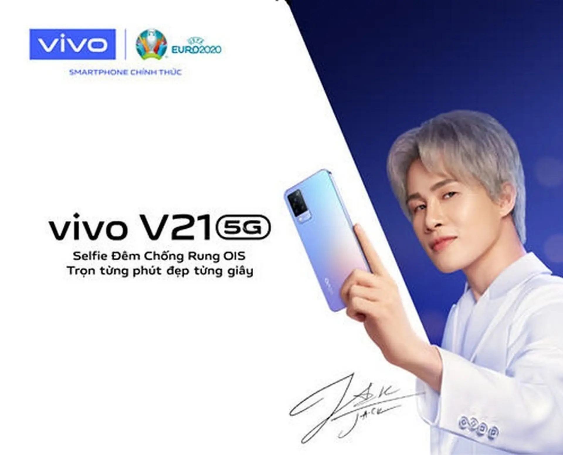 vivo xác nhận sẽ ra mắt V21 5G trong vài ngày tới, Jack vẫn sẽ là gương mặt đại diện