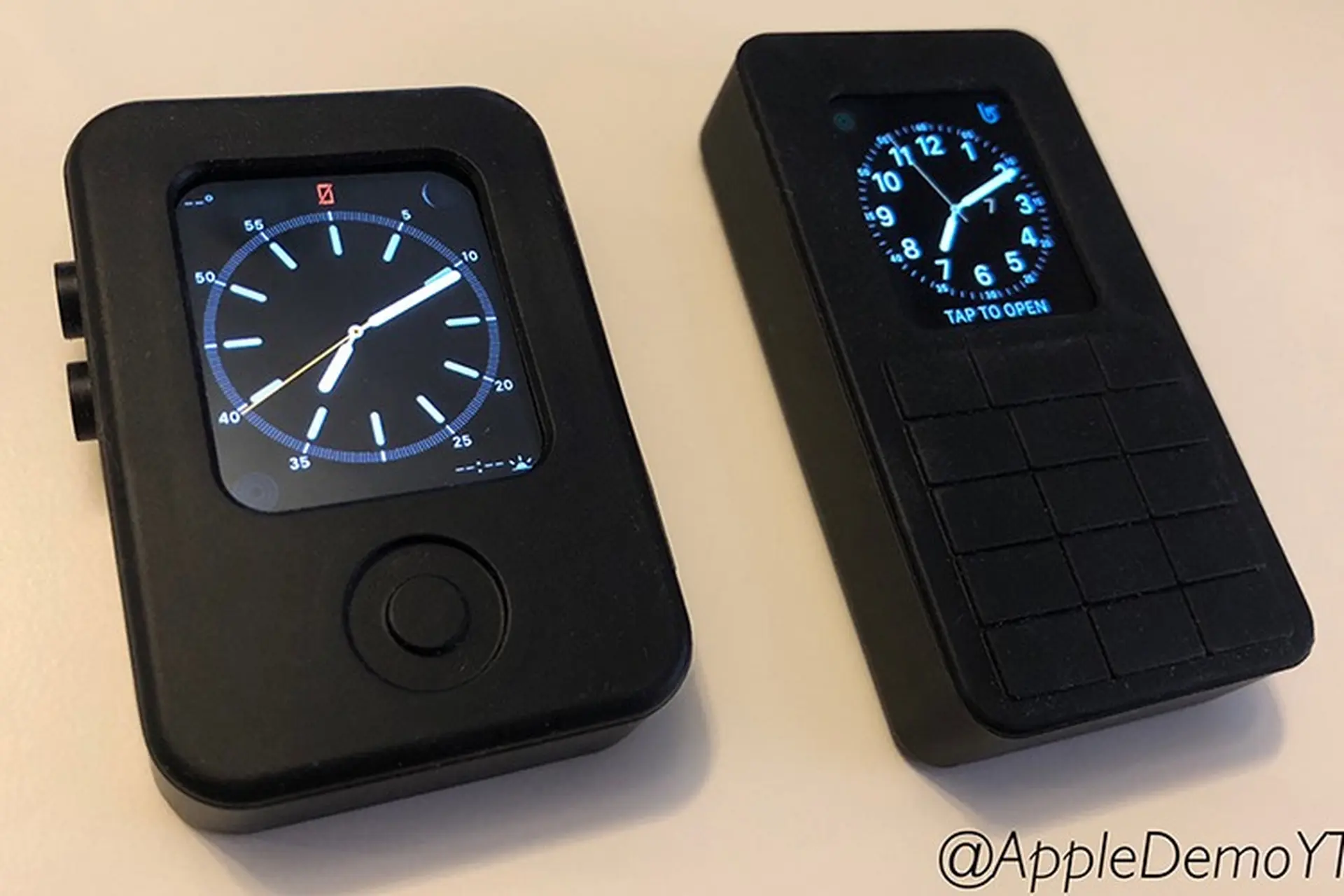 Rò rỉ nguyên mẫu Apple Watch trông giống như một chiếc điện thoại cơ bản