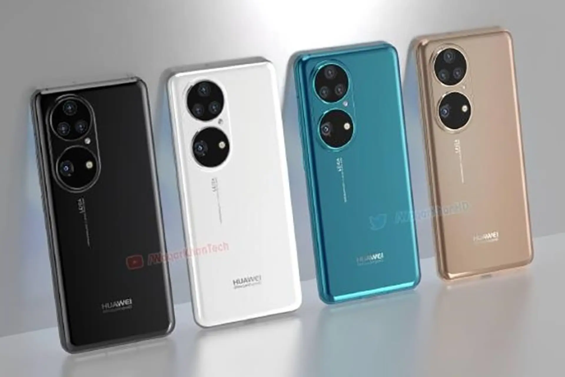 Huawei P50 Pro lộ ảnh render sắc nét với cụm camera lạ mắt