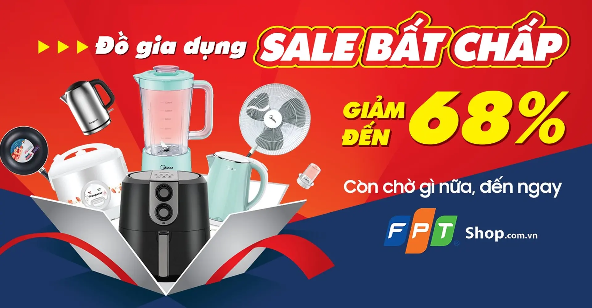 FPT Shop tiếp tục khai trương 2 cửa hàng bán hàng gia dụng chính hãng