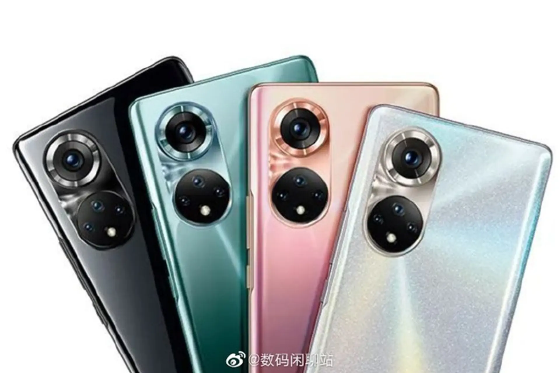 Honor 50 Pro lộ ảnh render sắc nét với 4 tùy chọn màu sắc