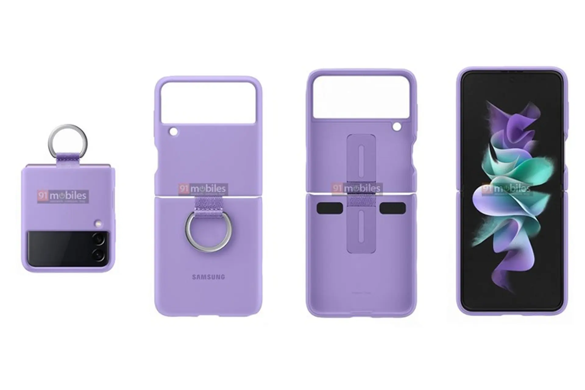 Ốp lưng Samsung Galaxy Z Flip 3 được tiết lộ trước thời điểm ra mắt