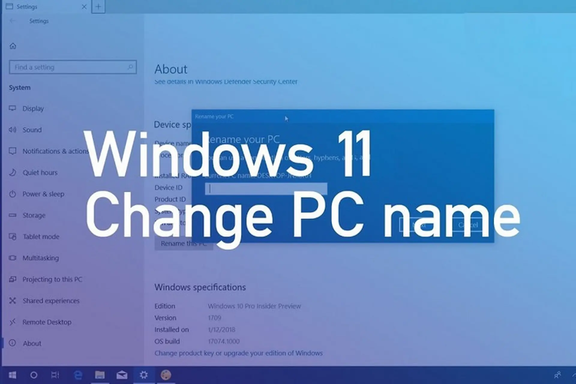 Hướng dẫn cách thay đổi tên máy tính trên Windows 11 nhanh chóng và đơn giản