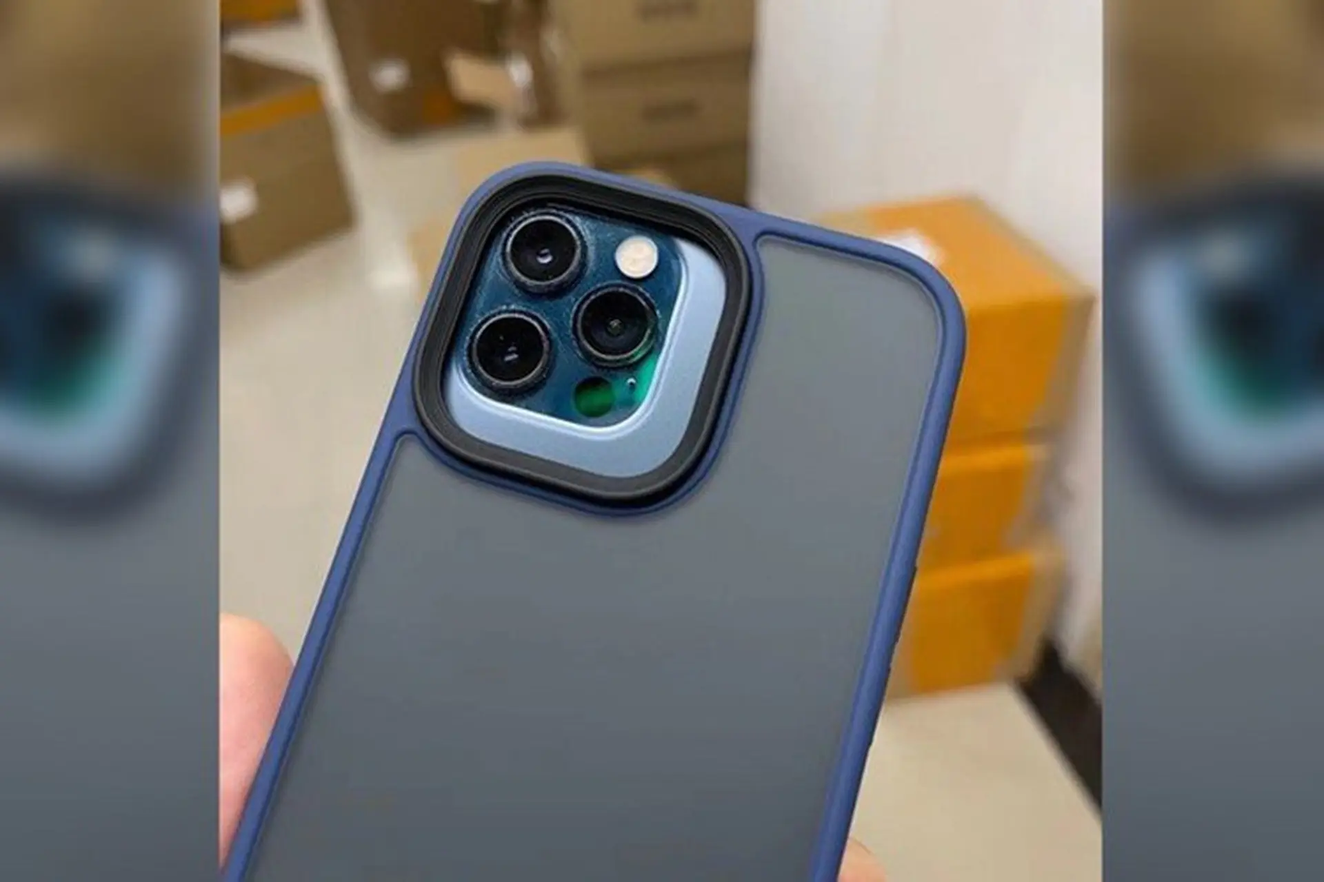 iPhone 13 Pro lộ ảnh ốp lưng với cụm camera sau hầm hố