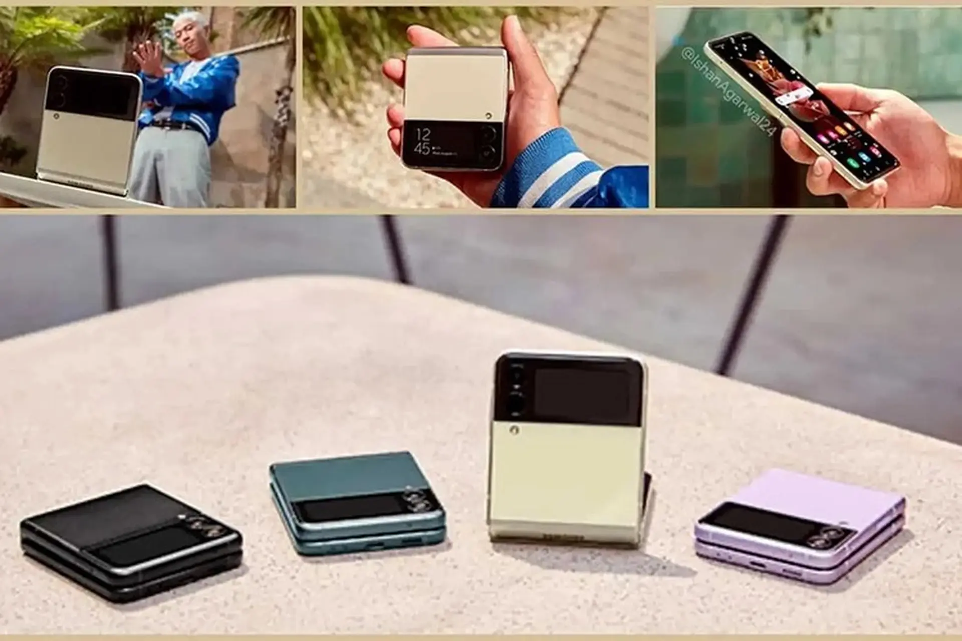 Rò rỉ loạt ảnh lifestyle tuyệt đẹp của bộ đôi Galaxy Z Fold3 và Galaxy Z Flip3