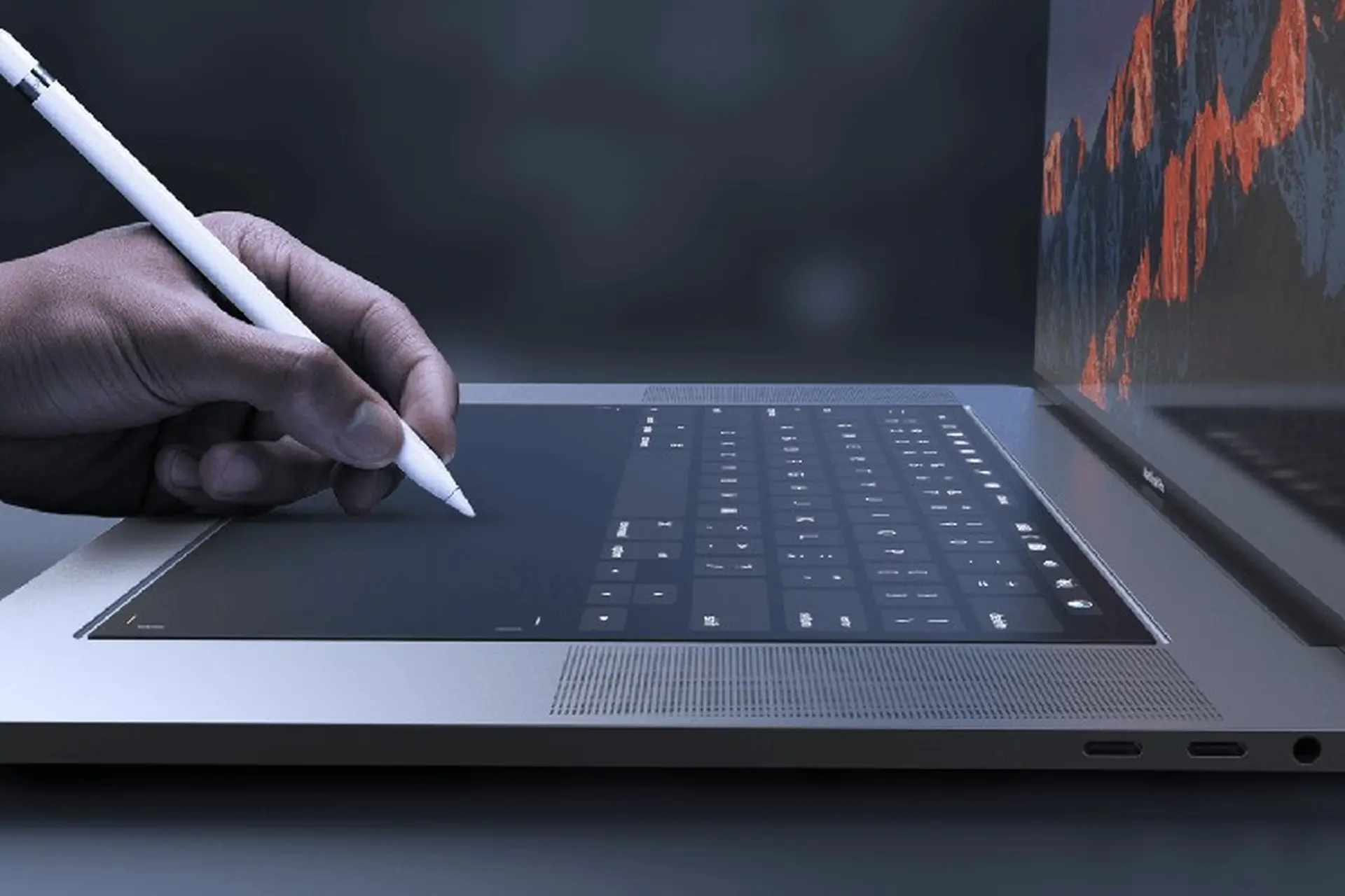 MacBook trong tương lai có thể hỗ trợ Apple Pencil