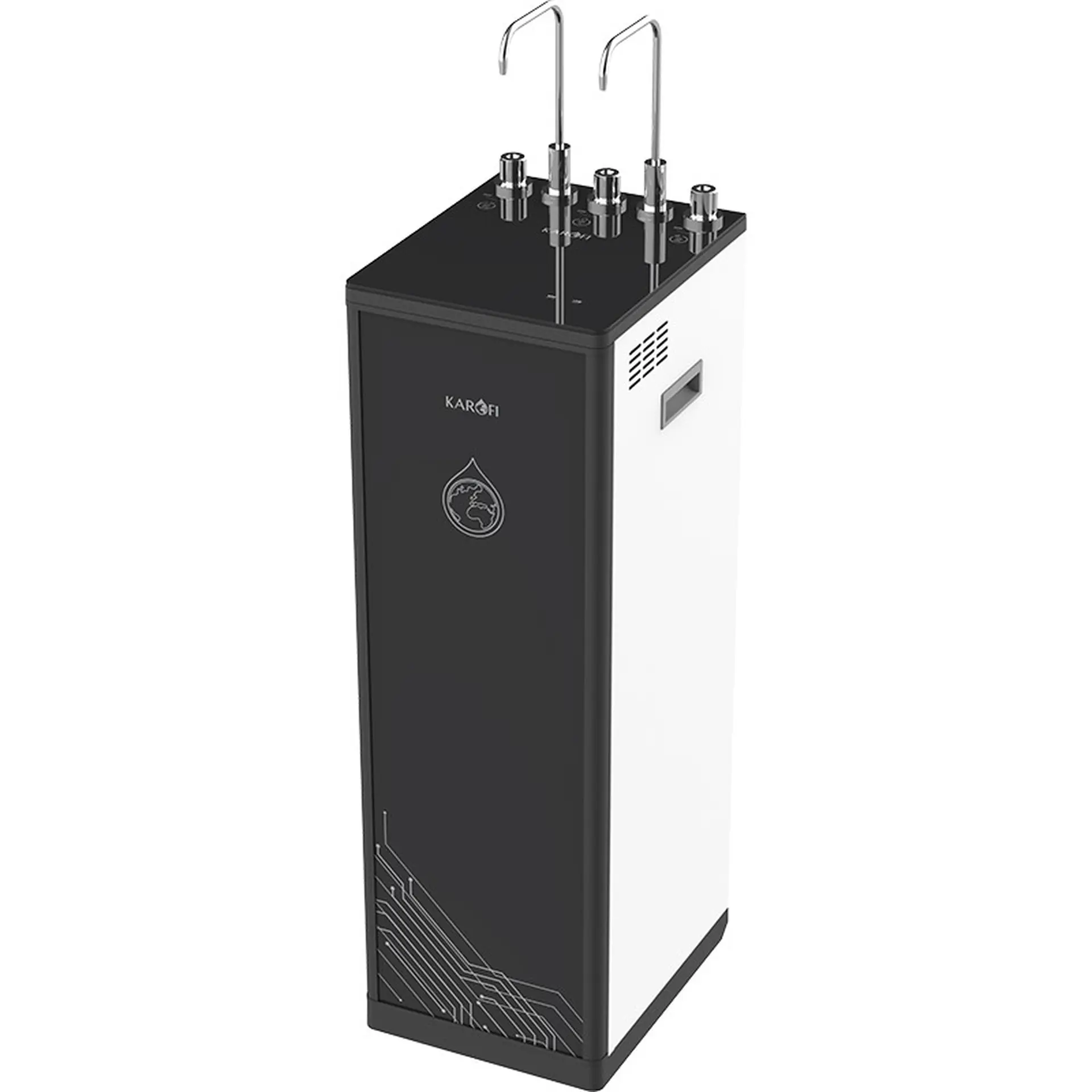 Máy lọc nước nóng lạnh RO Hydrogen Karofi KAD-D66 11 lõi