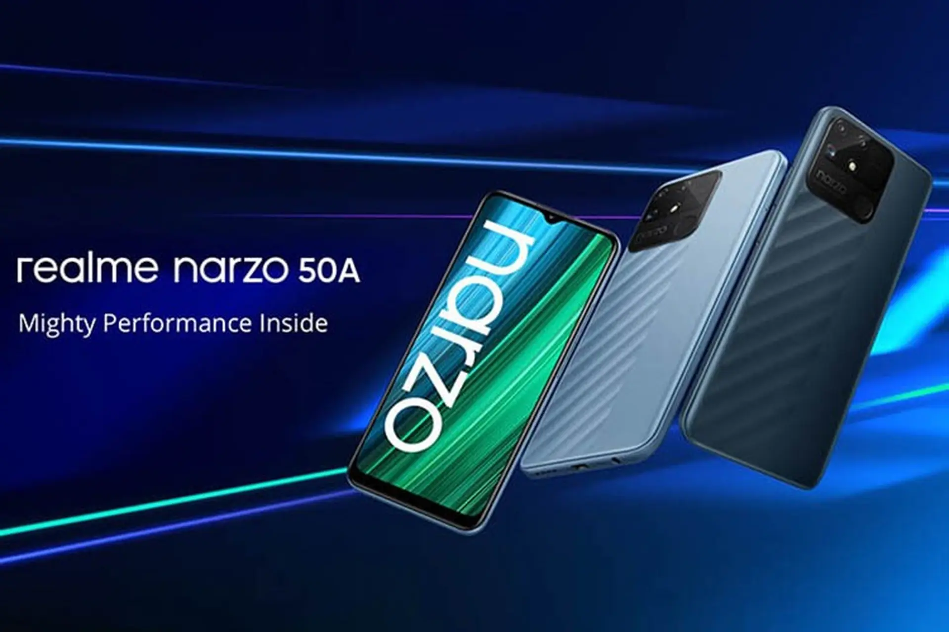 Realme Narzo 50A, Narzo 50i ra mắt với pin 6,000 mAh ấn tượng, giá chỉ từ 2.3 triệu đồng