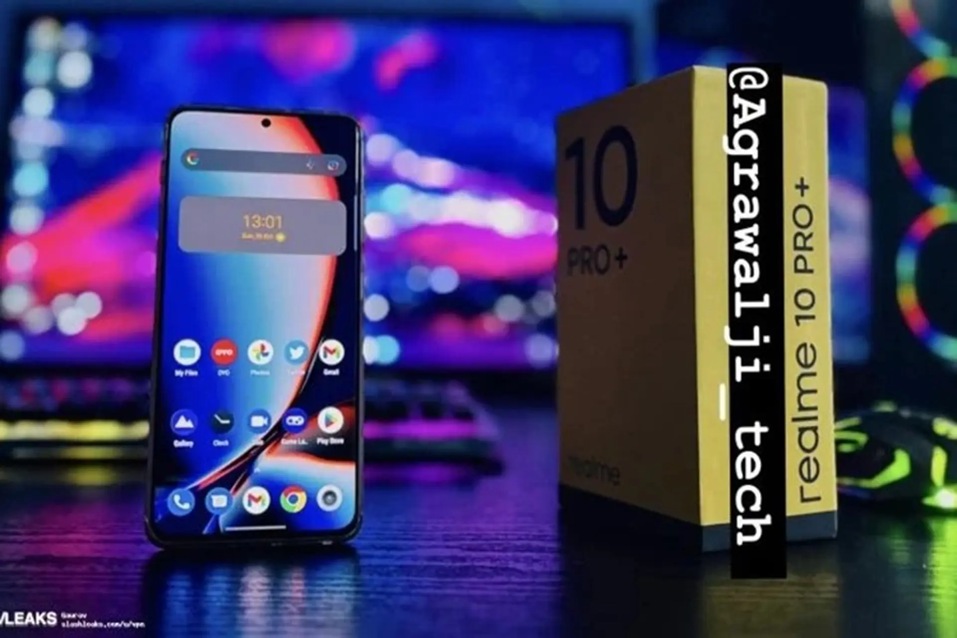 Thiết kế Realme 10 Pro+ lộ diện rõ nét trong ảnh thực tế