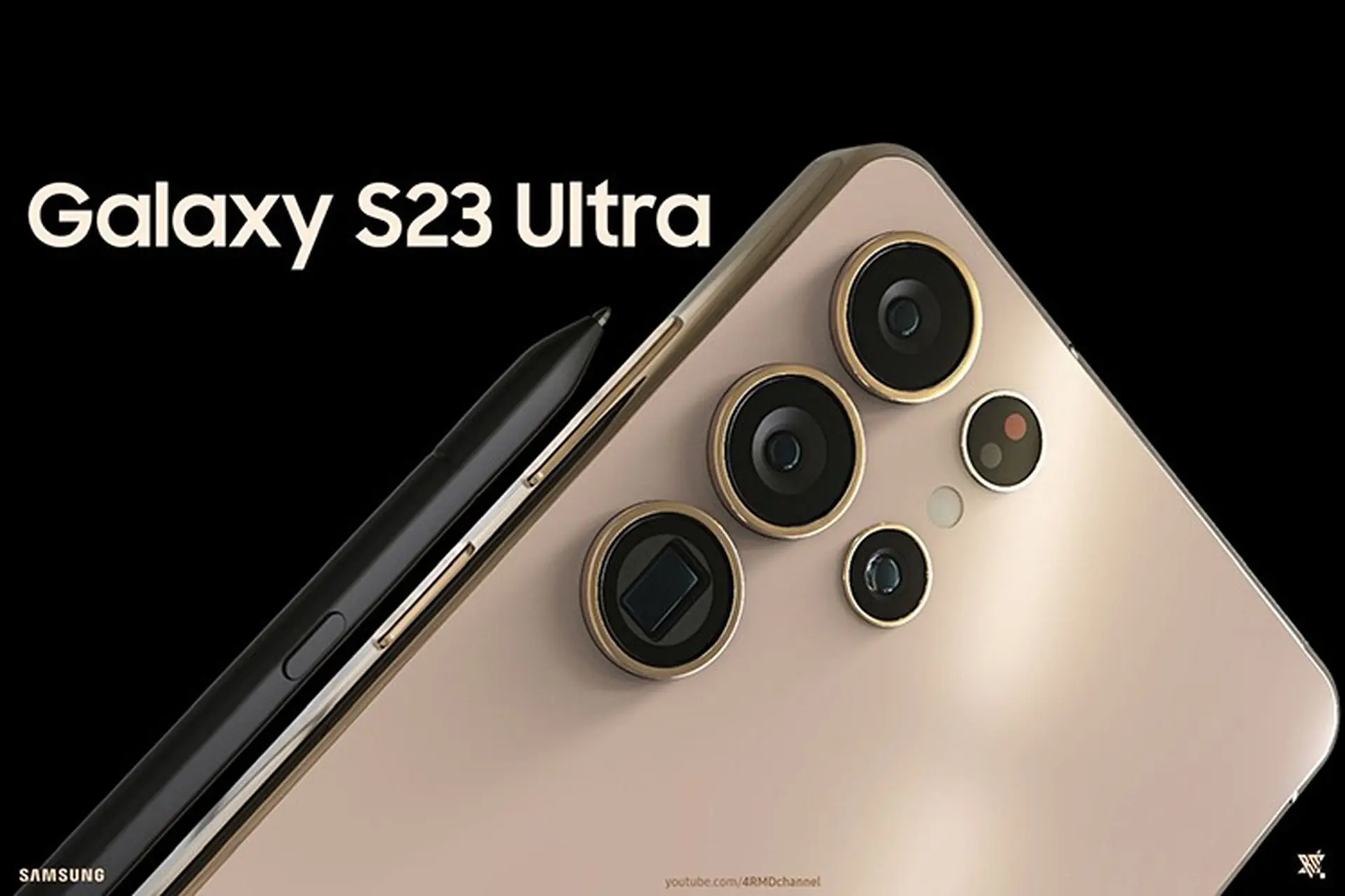 Samsung Galaxy S23 Ultra lộ diện tuyệt đẹp trong concept mới