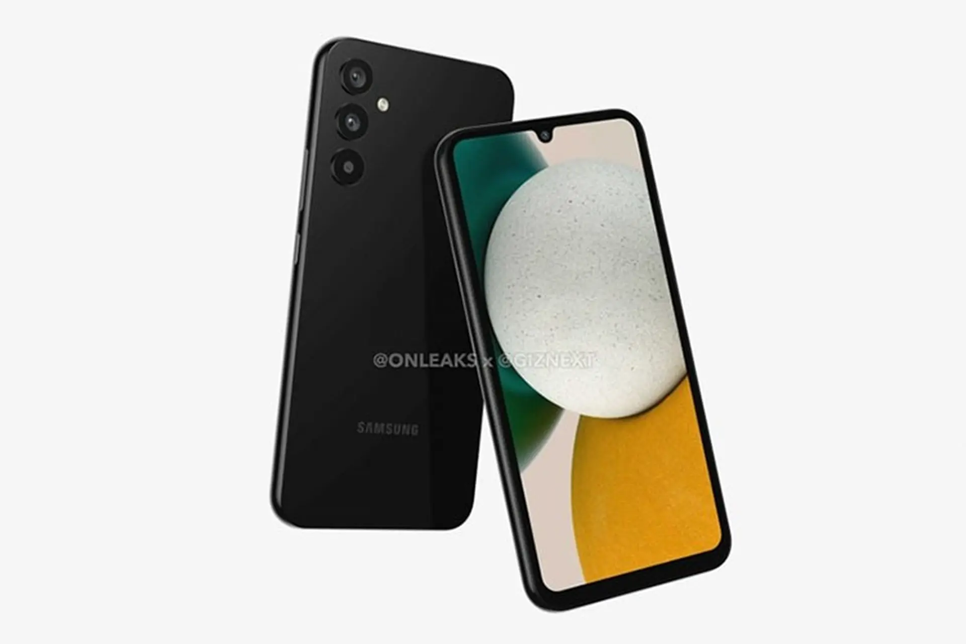 Samsung Galaxy A34 lộ ảnh render sắc nét với màn hình giọt nước bắt mắt