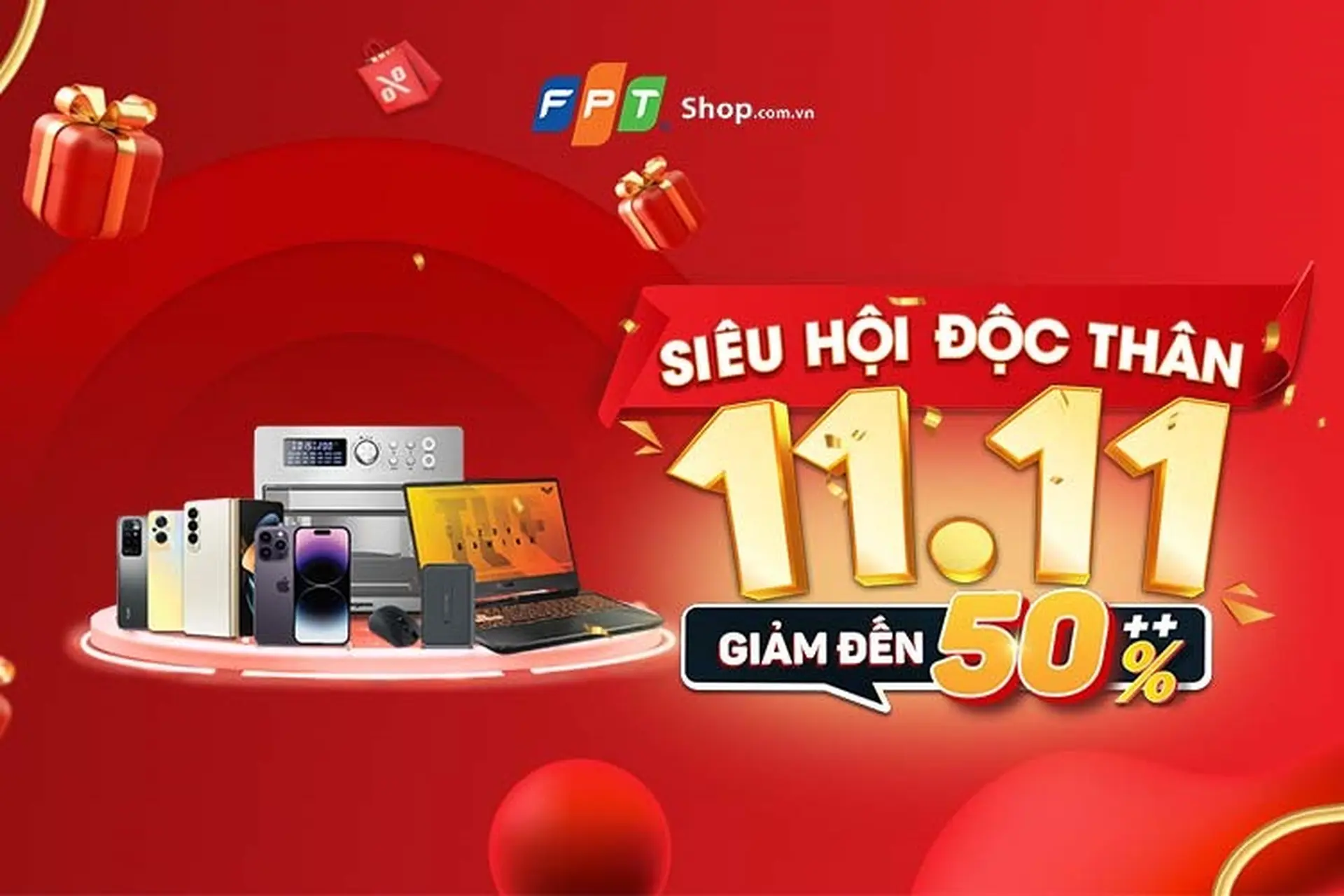 Độc nhất 11/11, FPT Shop giảm đến ‘nửa giá’ cho nhiều sản phẩm