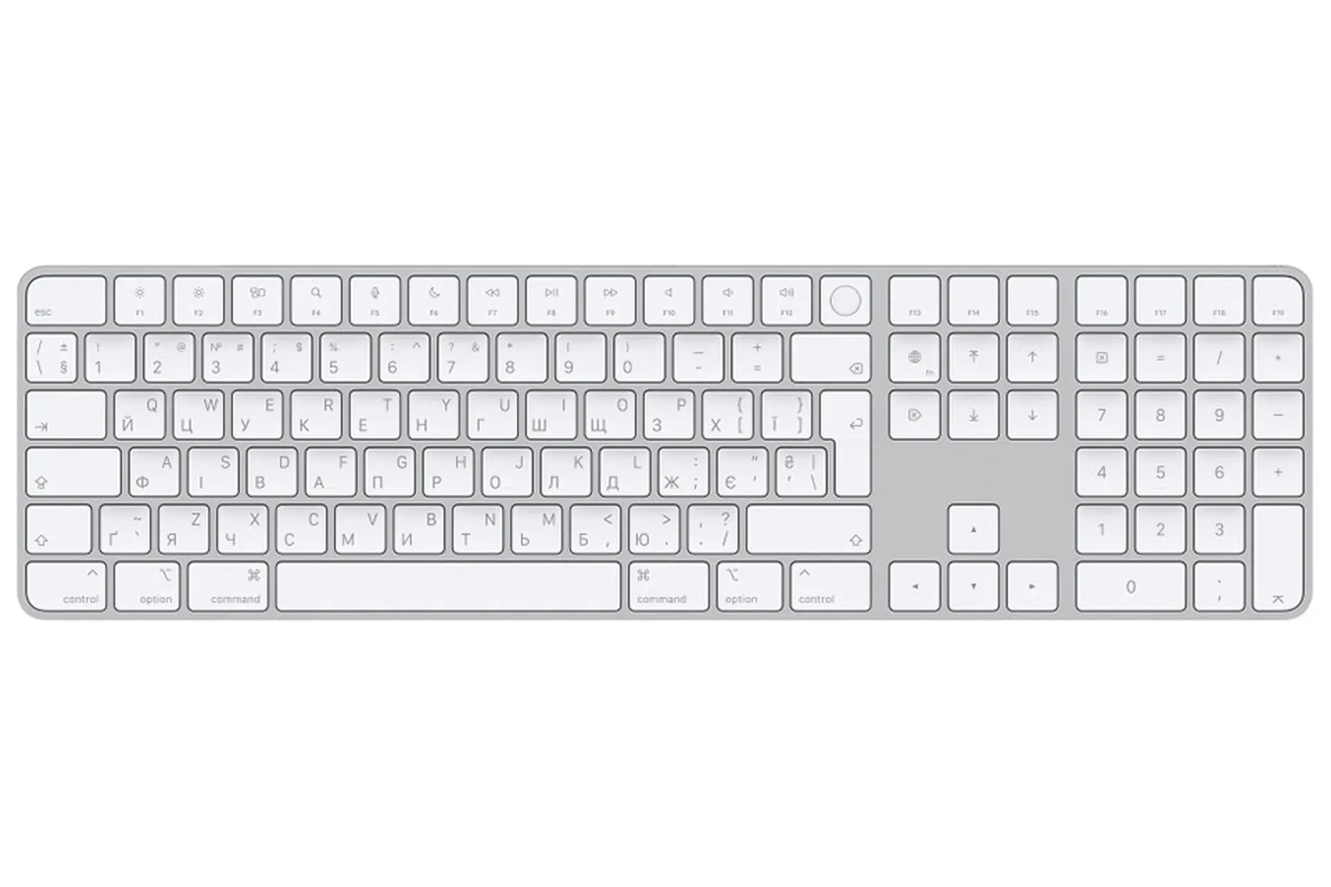Bàn phím không dây Apple Magic Keyboard Touch ID and Numeric Keypad 2021