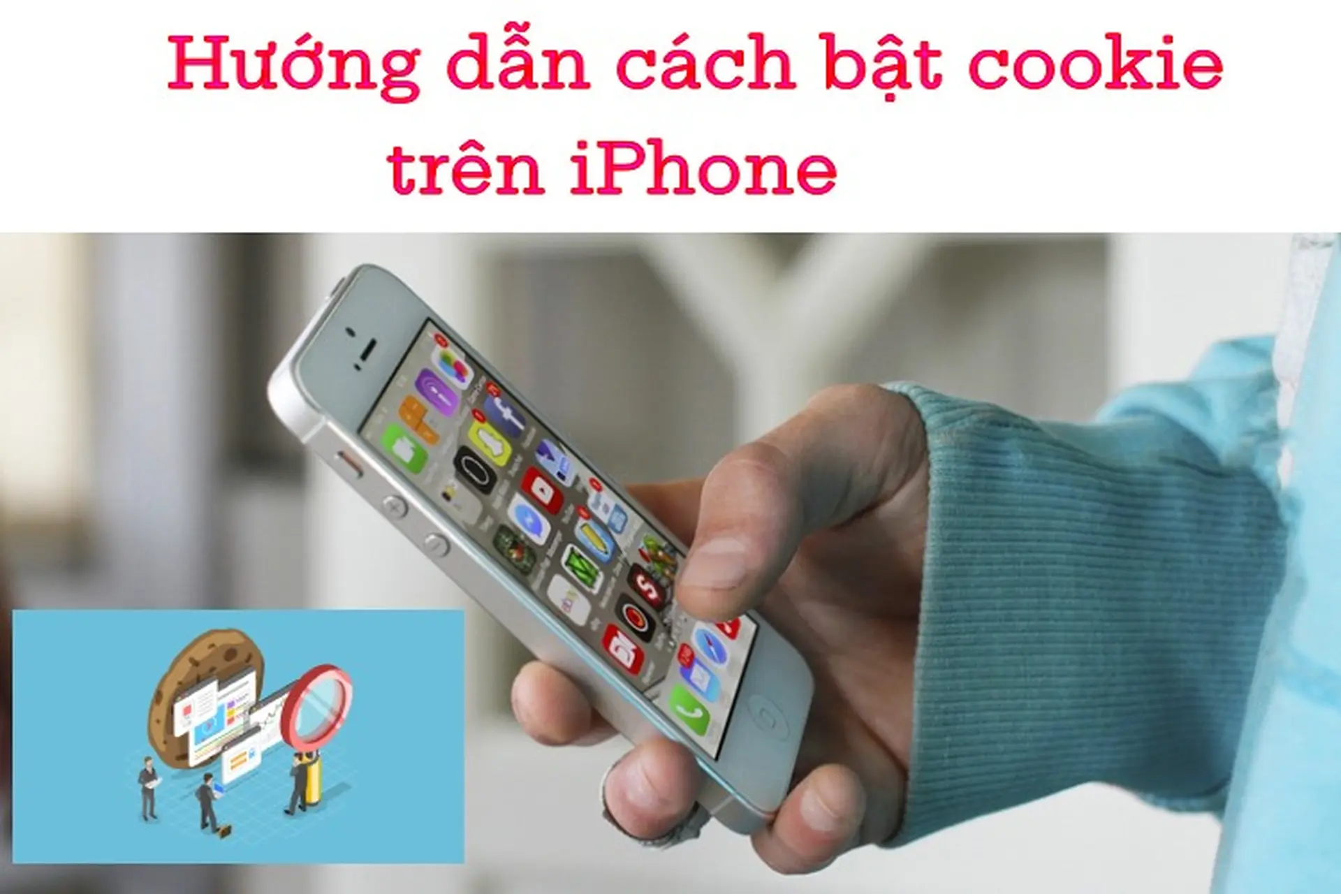 Tìm hiểu về các cách bật cookie trên iPhone