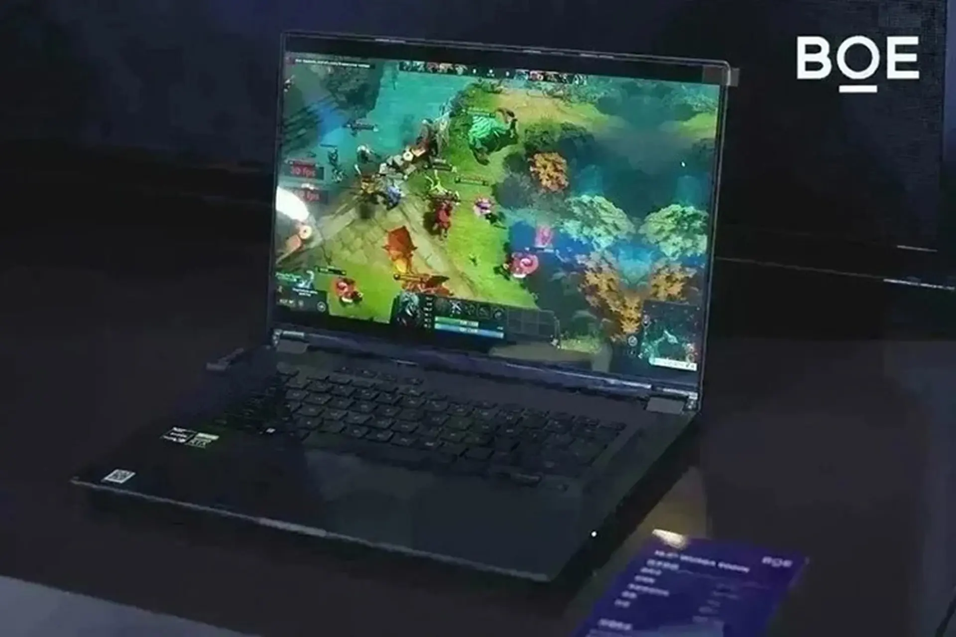 BOE giới thiệu màn hình Monster 600Hz cho laptop gaming