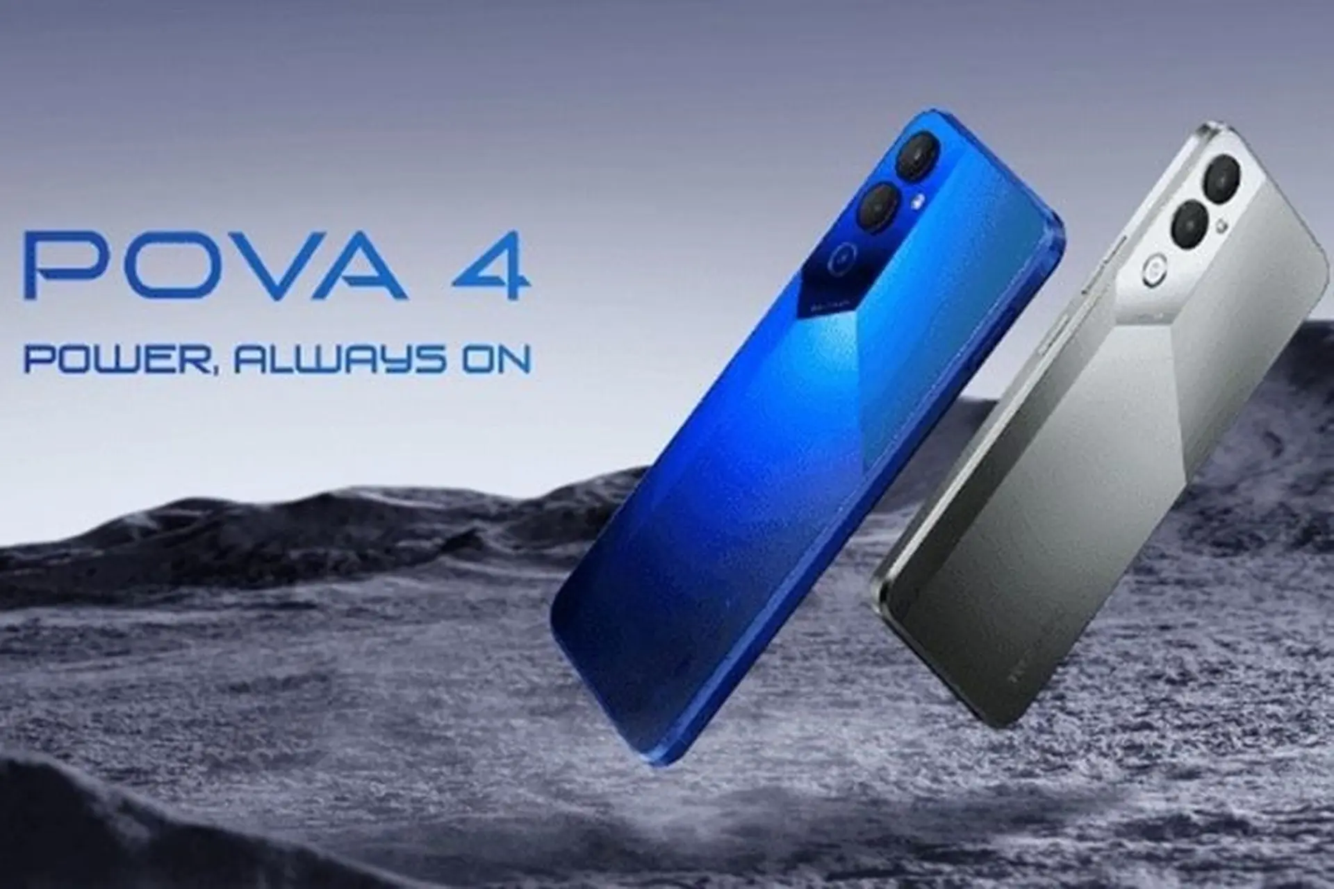 Tecno Pova 4 ra mắt với màn hình lớn, pin 6000mAh và camera kép 50MP