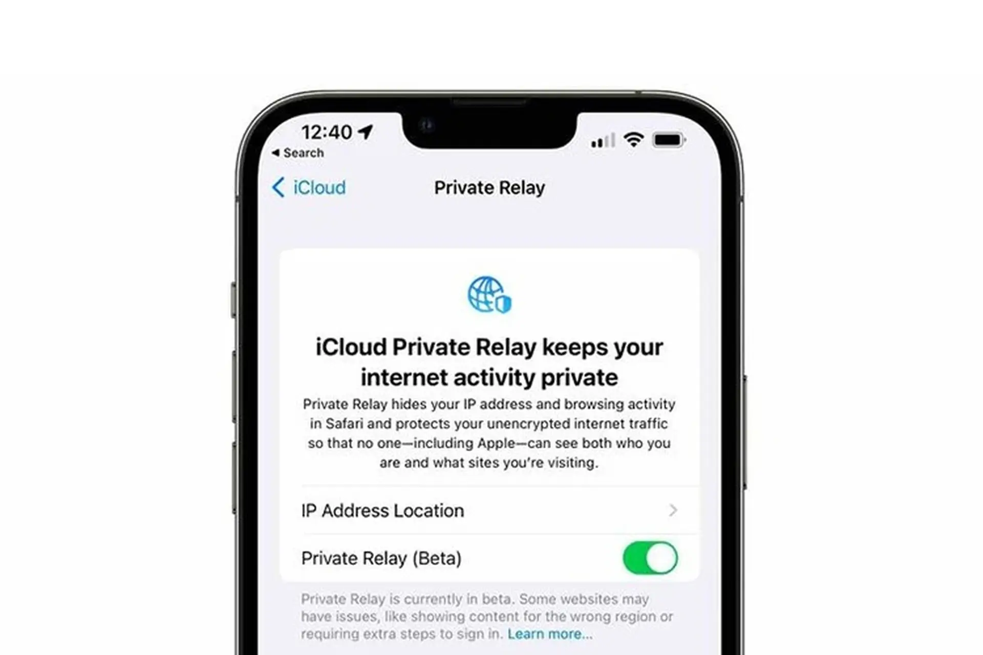Apple xác nhận lỗi vô hiệu hóa iCloud Private Relay không liên quan tới iOS 15.2