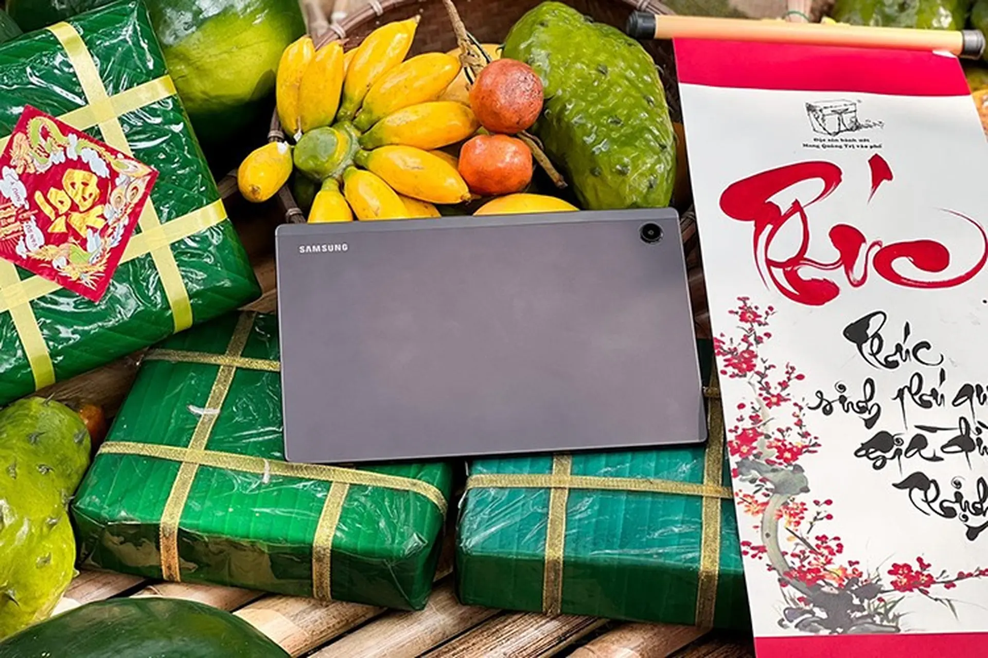 Tết đủ đầy hơn khi về bên gia đình cùng trợ thủ Samsung Galaxy Tab A8