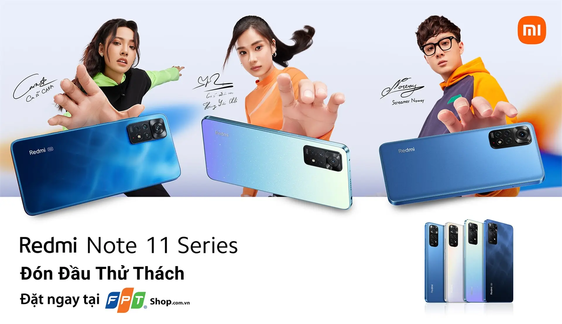 Nhận  bộ quà trị giá đến 2 triệu đồng khi đặt trước Redmi Note 11 Series tại FPT Shop