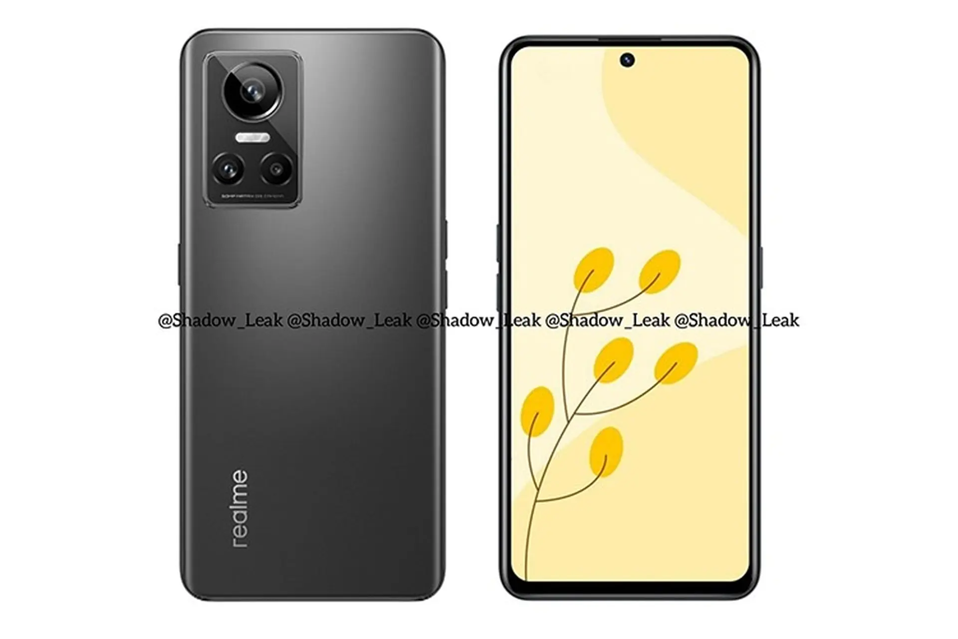 Realme GT Neo3 lộ ảnh render cho thấy thiết kế màn hình mới