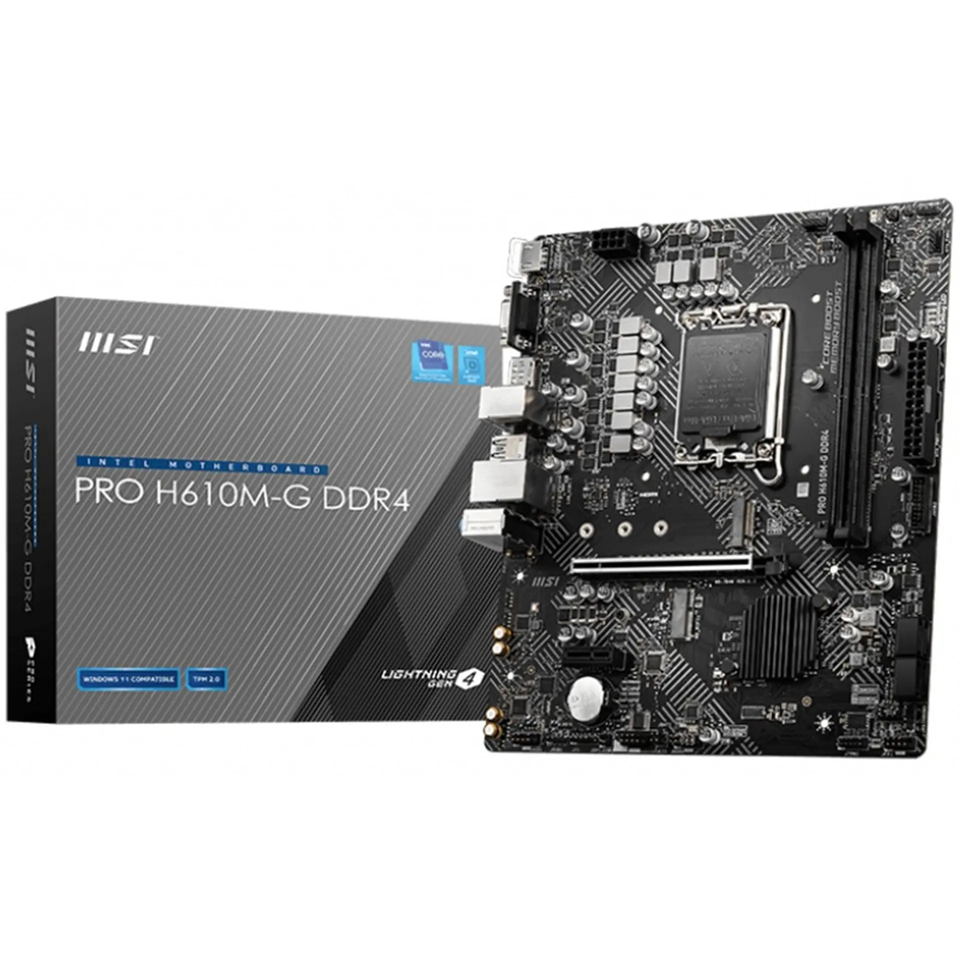 Mainboard MSI PRO H610M-G DDR4 (LGA1700 - mATX From Factor - DDR4)