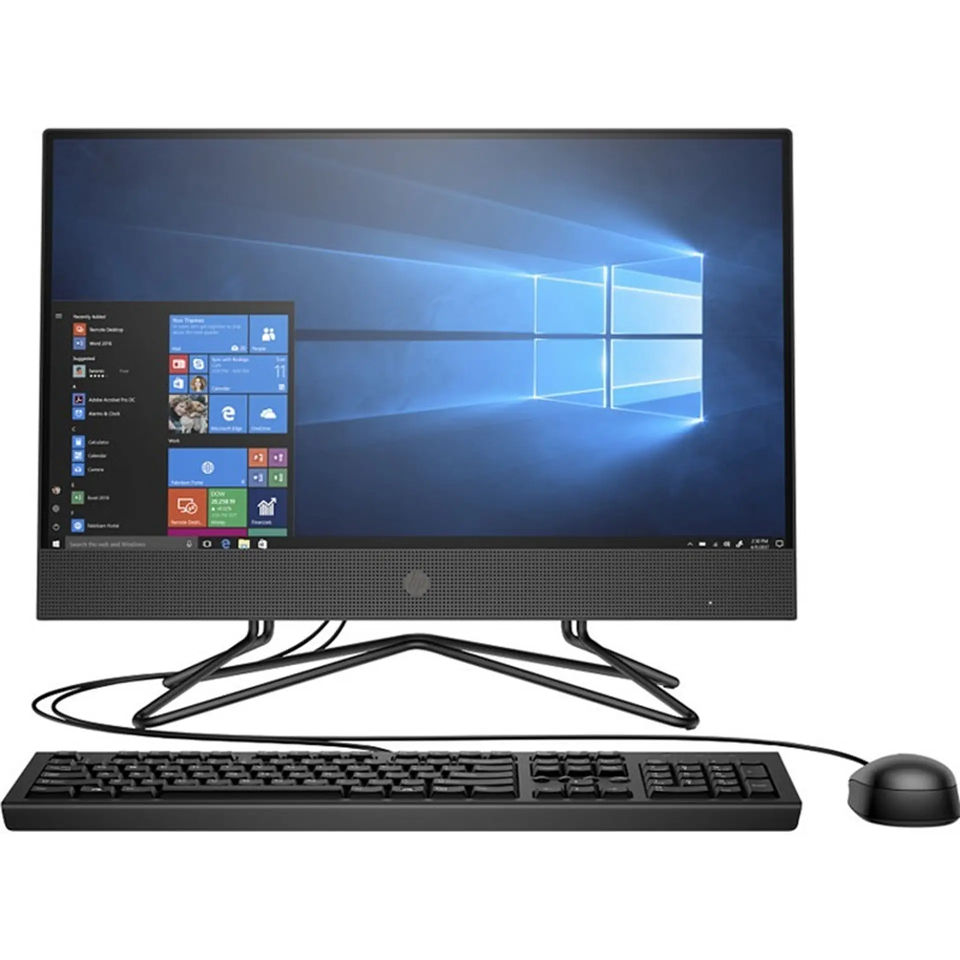 Máy tính All in one HP 205 Pro G8 NT R5 5500U/8GB/256GB/AMD Graphics/23.8"FHD/K+M/Win 11