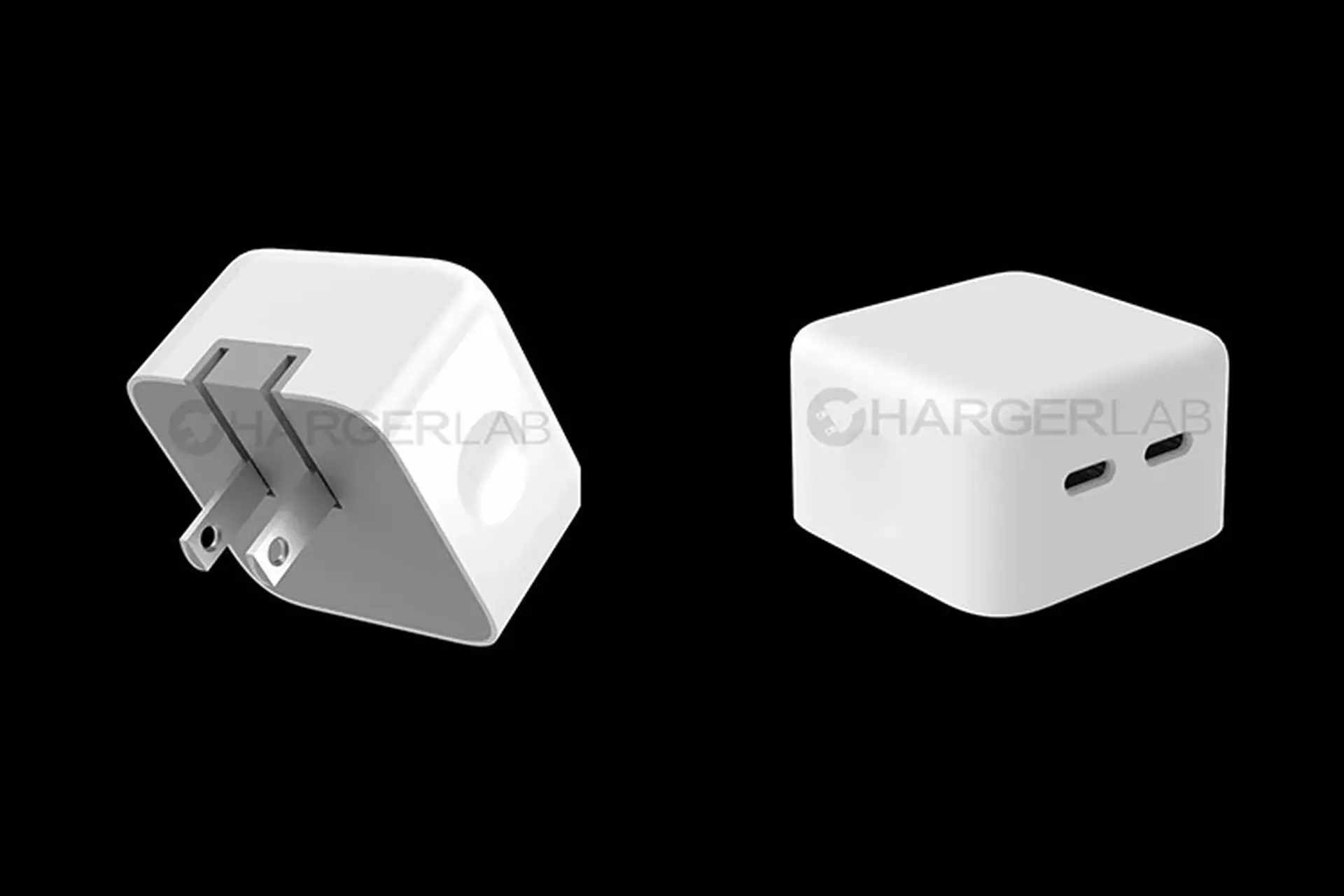 Đây là hình ảnh củ sạc USB-C kép 35W sắp tới của Apple