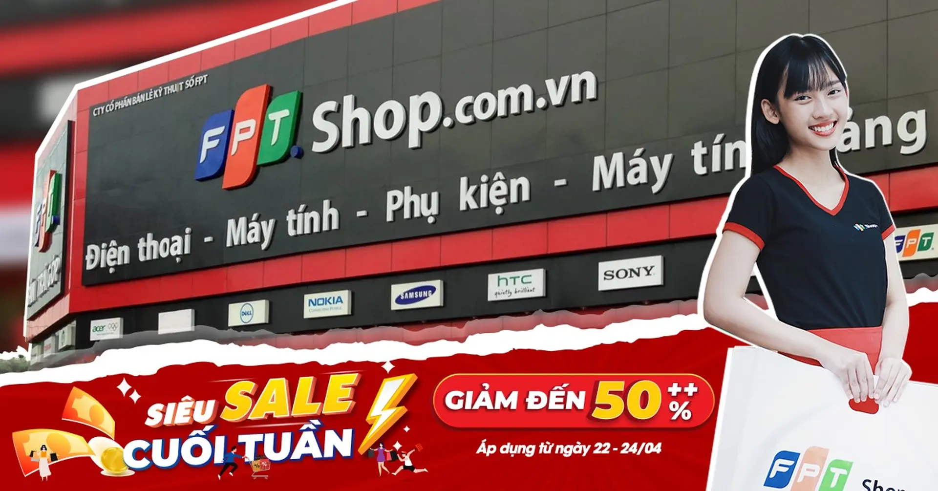 Siêu sale cuối tuần, FPT Shop giảm giá cực mạnh cho hàng trăm thiết bị công nghệ