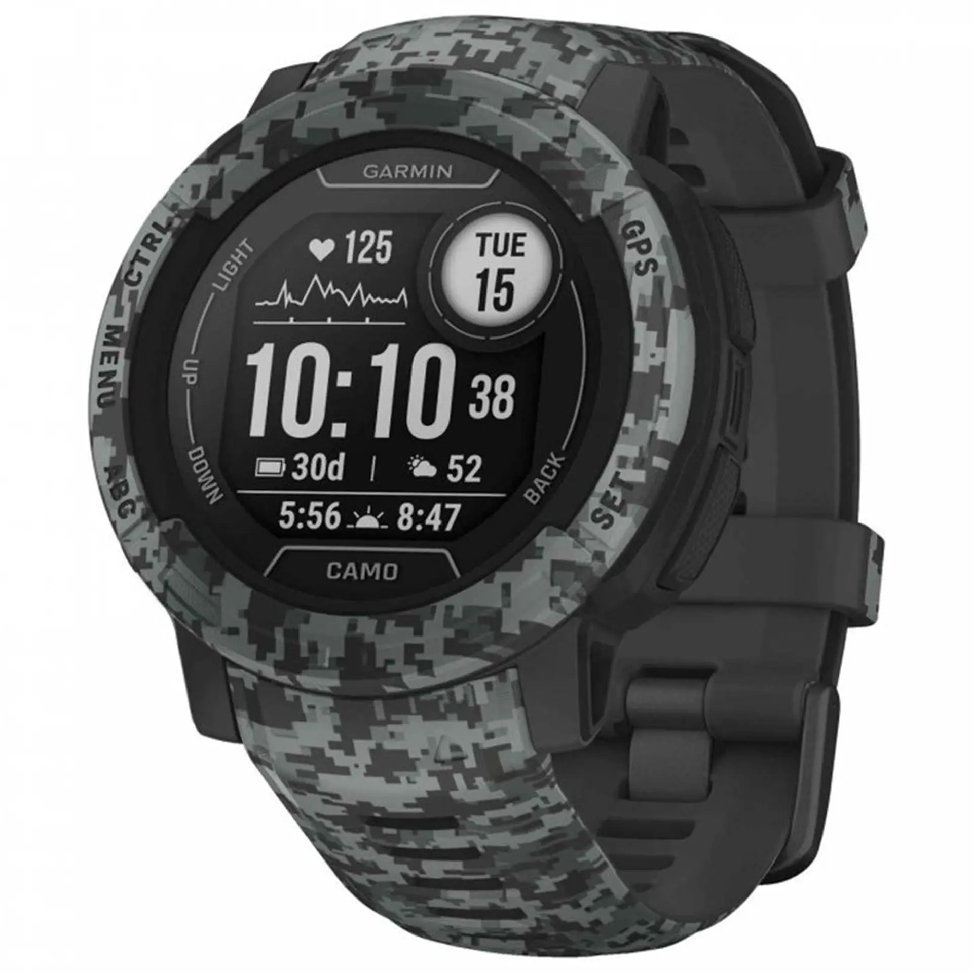Đồng hồ thông minh Garmin Instinct 2, Phiên bản hoạ tiết Camo