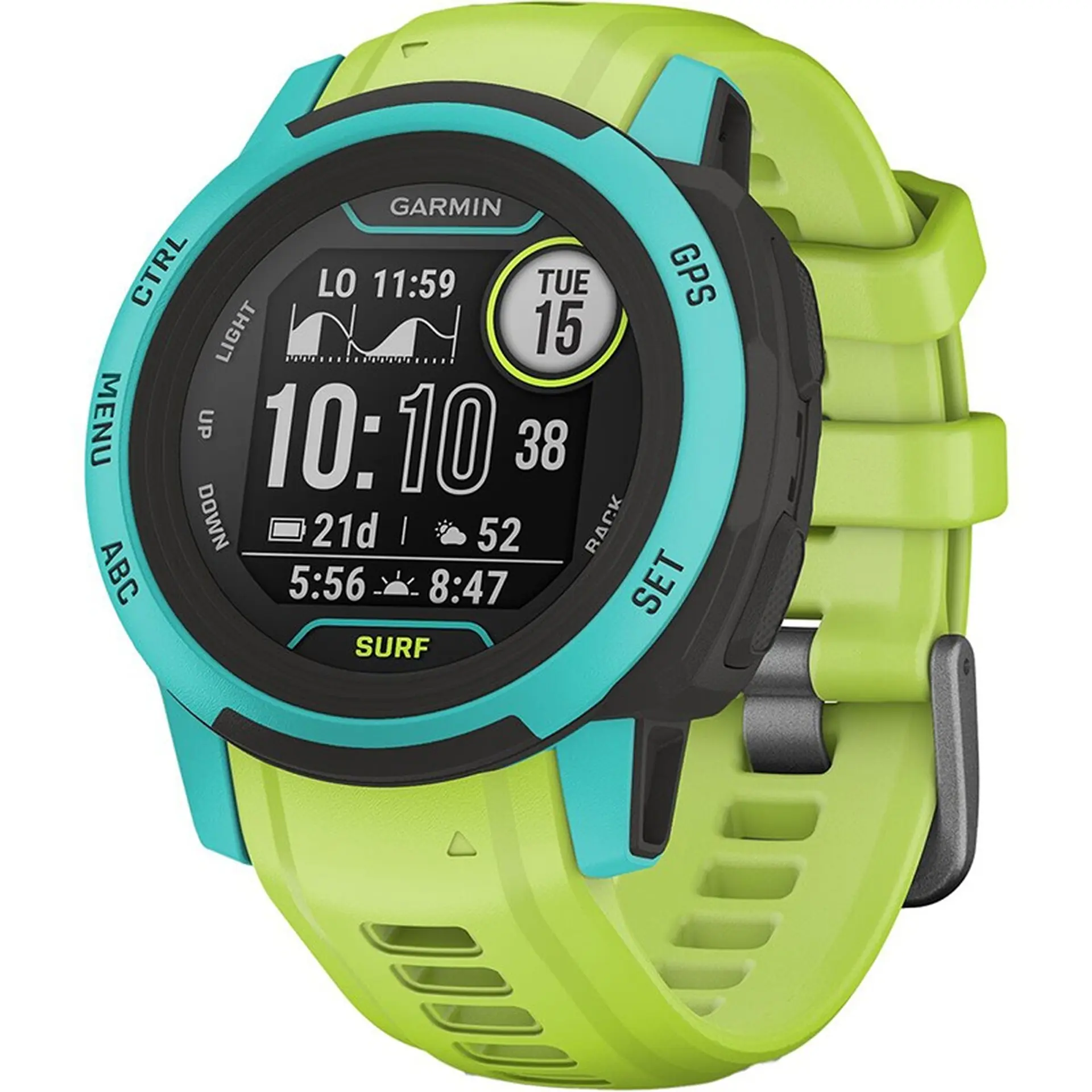 Đồng hồ thông minh Garmin Instinct 2S, Phiên bản Lướt sóng