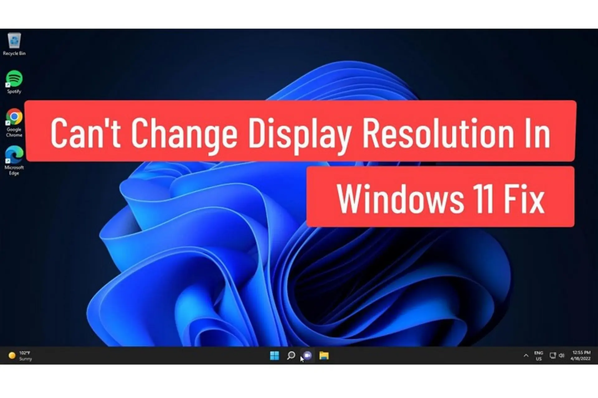 Sửa lỗi không thể thay đổi độ phân giải màn hình trên Windows 11