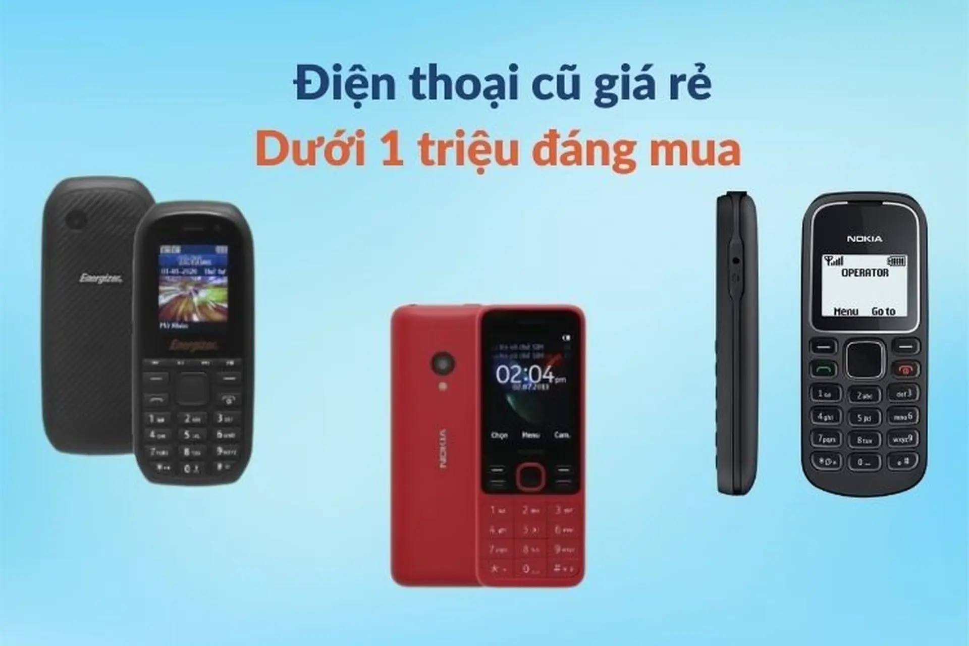 Top 5 điện thoại cũ giá rẻ dưới 1 triệu đáng mua nhất 2022