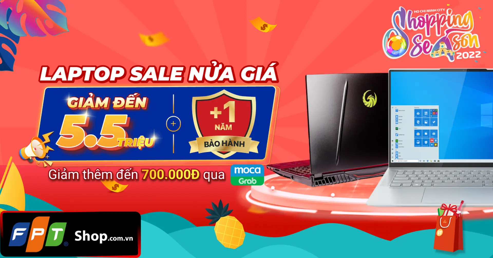 Laptop chính hãng giảm đến ‘nửa giá’ tại FPT Shop