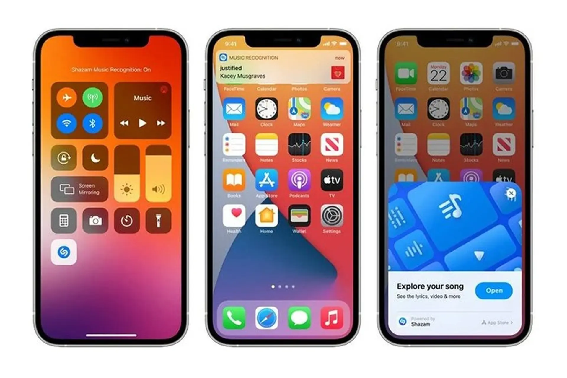 iOS 16 giúp đồng bộ tính năng nhận dạng âm nhạc với ứng dụng Shazam