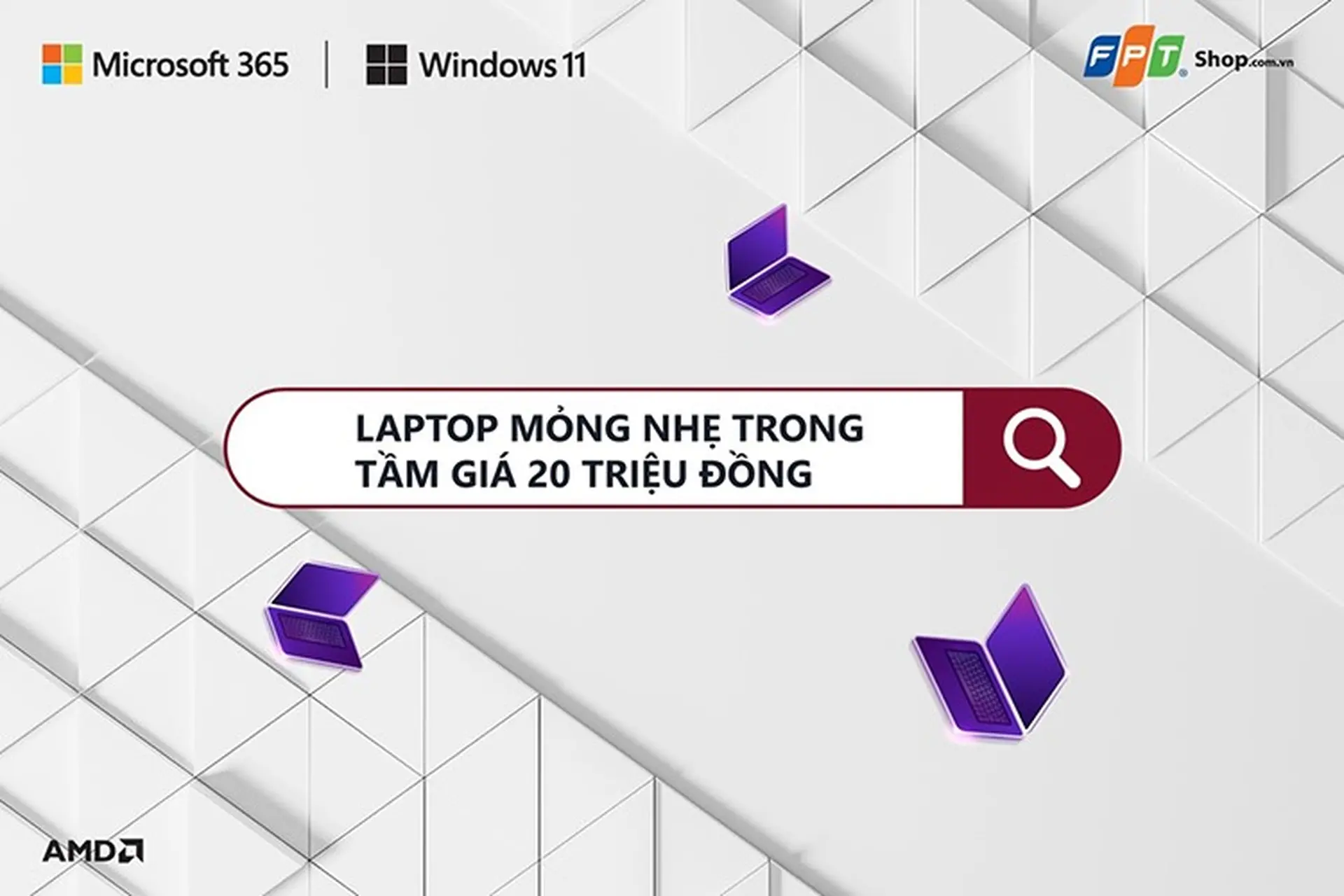 Top laptop mỏng nhẹ, trọng lượng dưới 2kg bán chạy tại FPT Shop