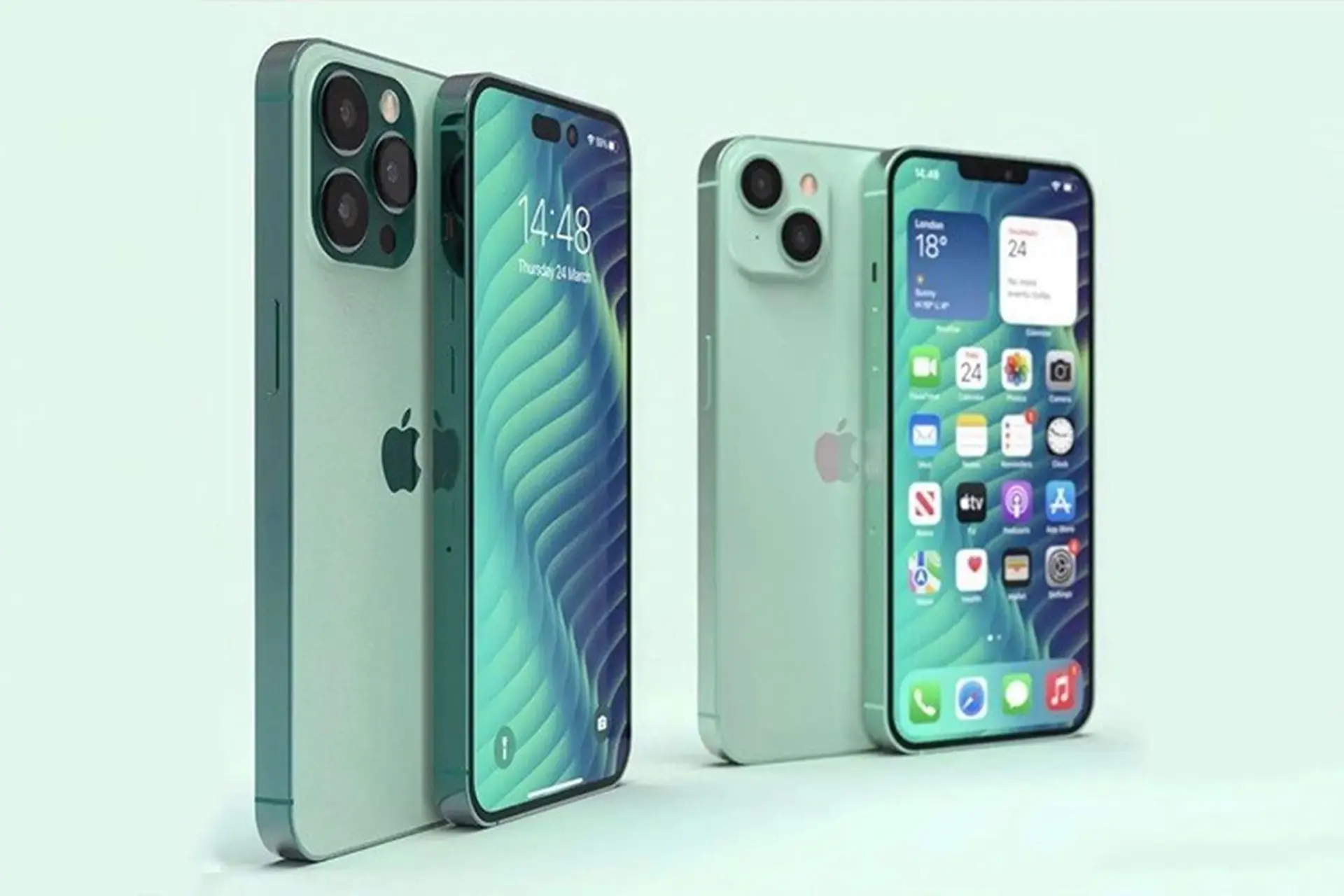 Bạn nghĩ sao nếu chiếc iPhone 14 màu xanh Mint cực xinh này trình làng?