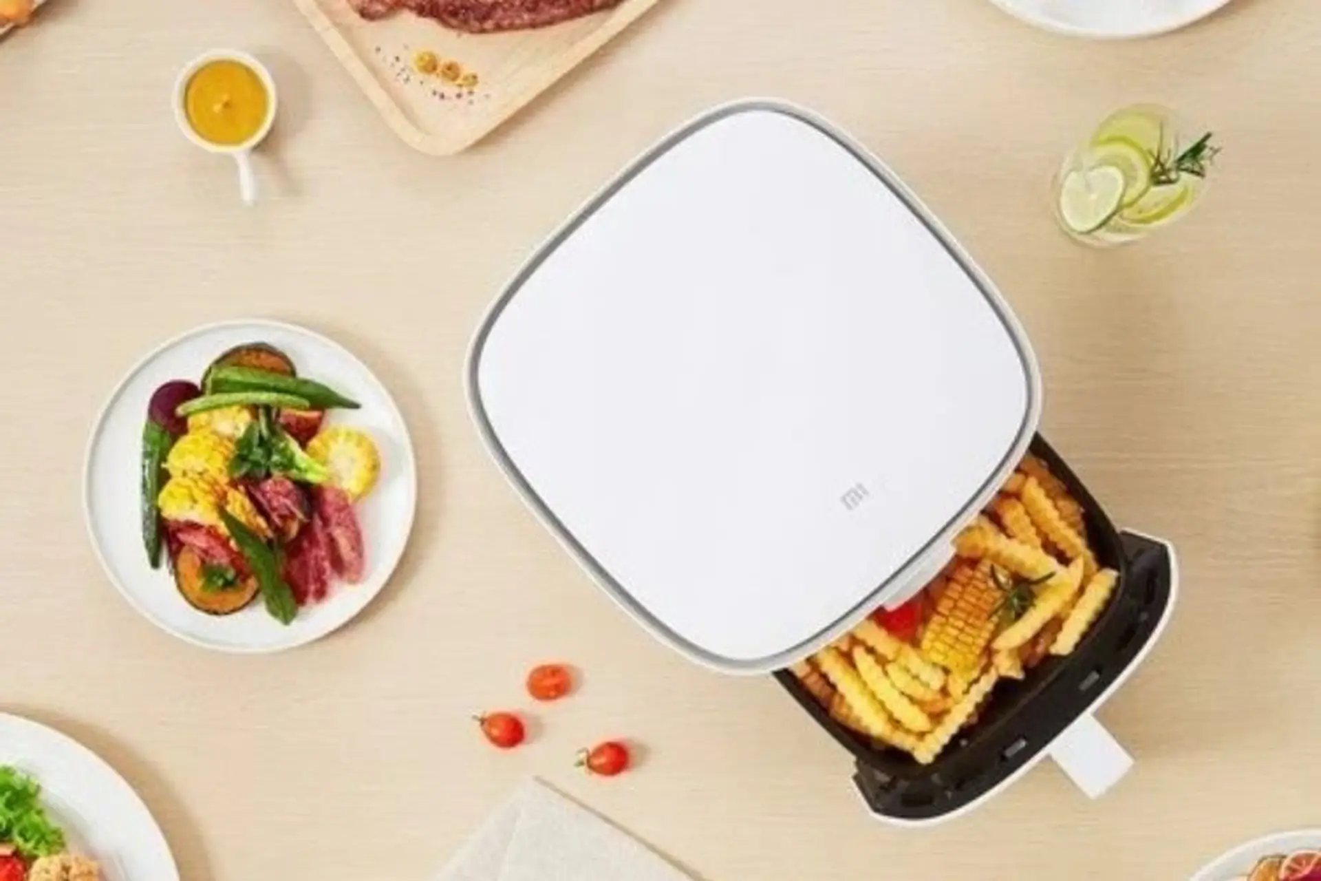 Nồi chiên không dầu Xiaomi có cần lật không?