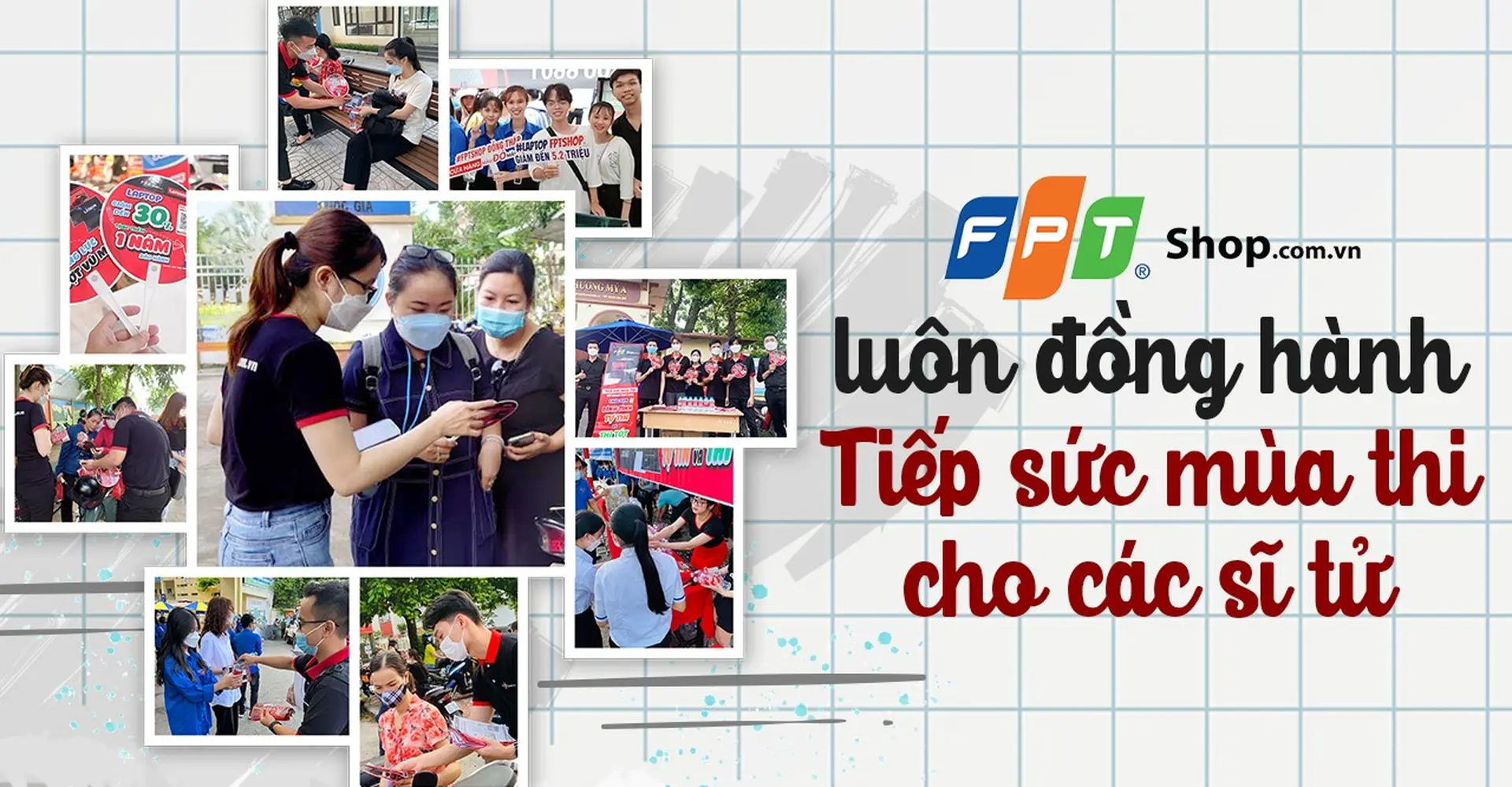 FPT Shop đồng loạt ra quân thực hiện chiến dịch “Tiếp sức mùa thi” 2022