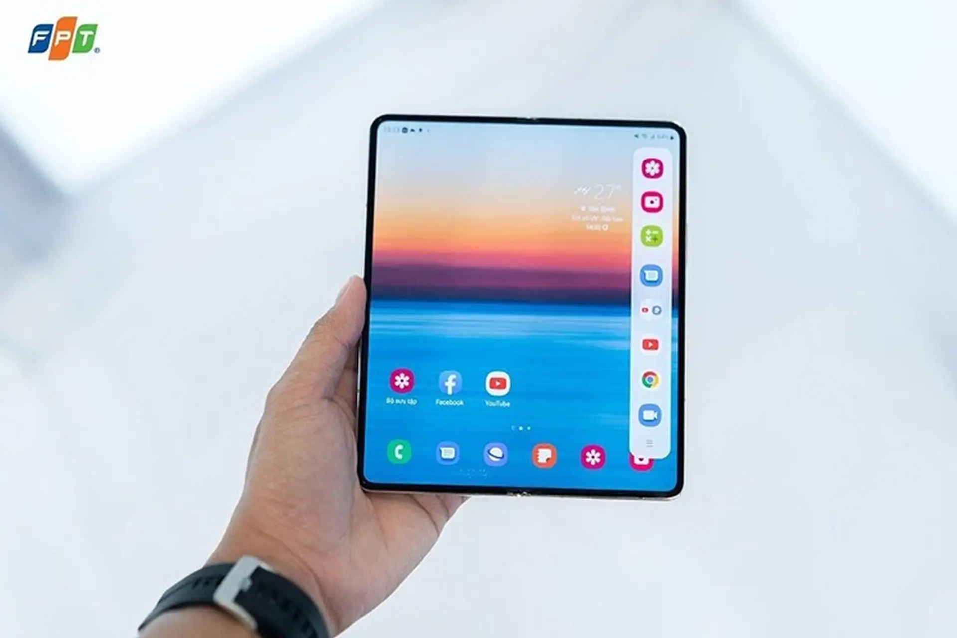 Galaxy Z Fold4 là điện thoại đầu tiên của Samsung được cài đặt Android 12L