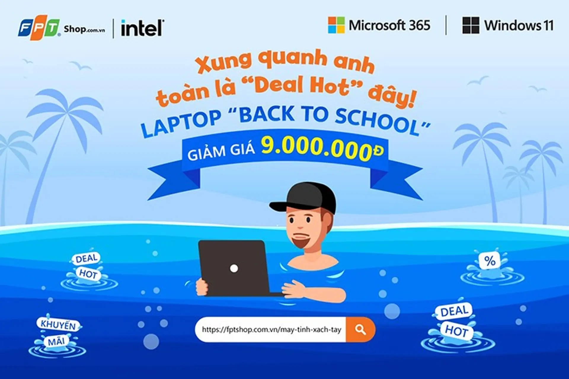 Top laptop hiện đại mùa "Back to School" giá siêu cool, giảm đến 30%