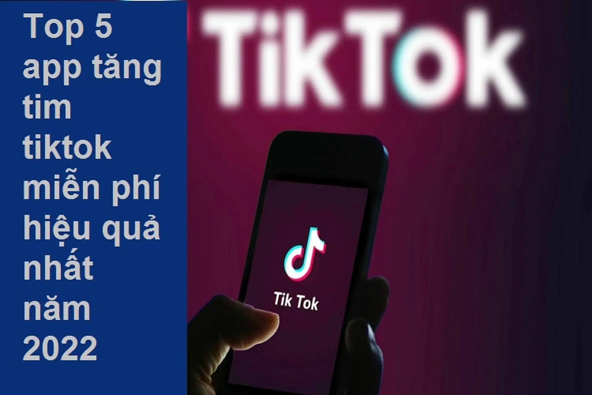 Top 5 app tăng tim TikTok miễn phí hiệu quả nhất