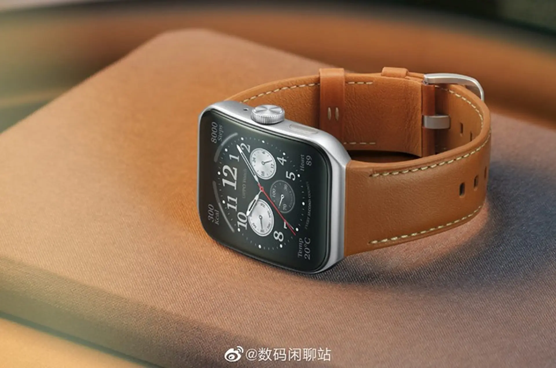 OPPO Watch 3 lộ ảnh render với thiết kế “tựa” Apple Watch
