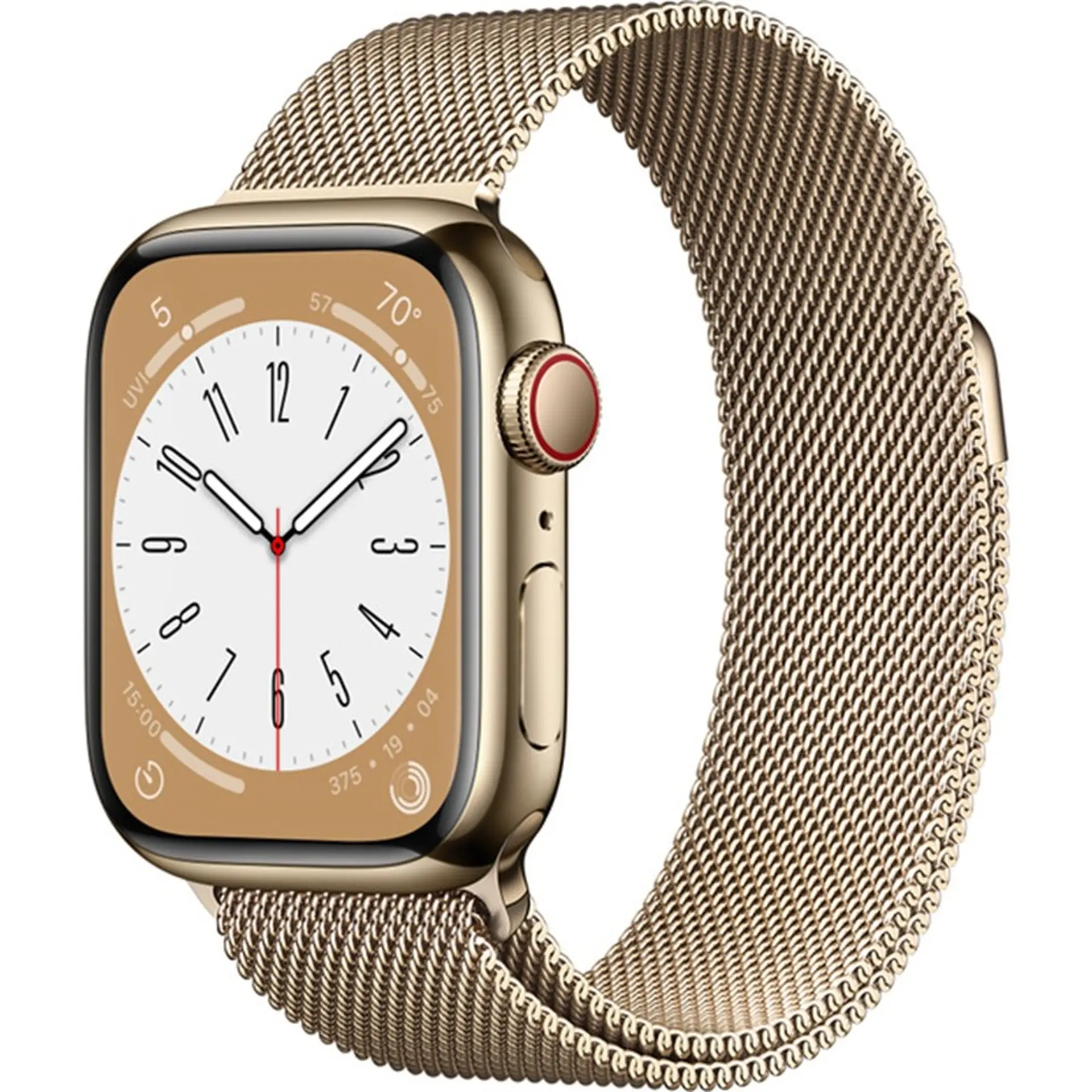 Apple Watch Series 8 GPS + Cellular 41mm viền thép dây thép