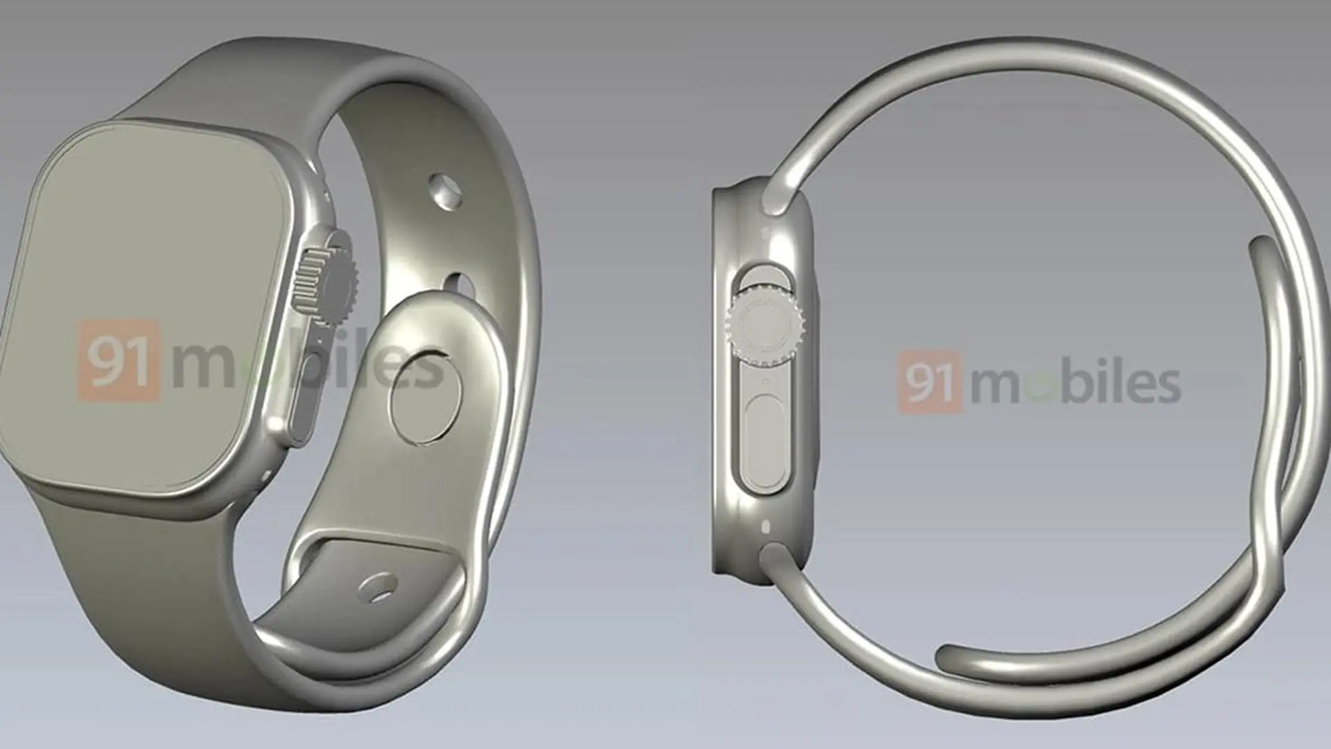 Thiết kế Apple Watch Pro lộ diện rõ nét qua bản vẽ render CAD