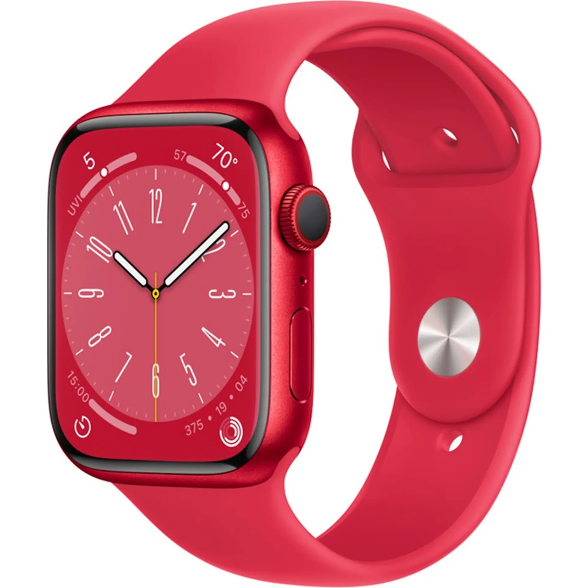 Apple Watch Series 8 GPS + Cellular 45mm viền nhôm dây cao su