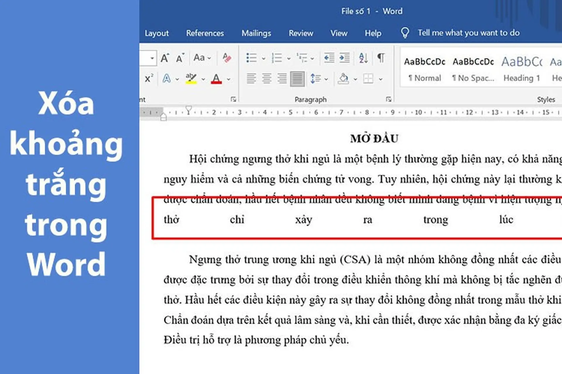 Tổng hợp 3 cách xóa khoảng trắng trong Word cực nhanh chóng, đảm bảo không sót