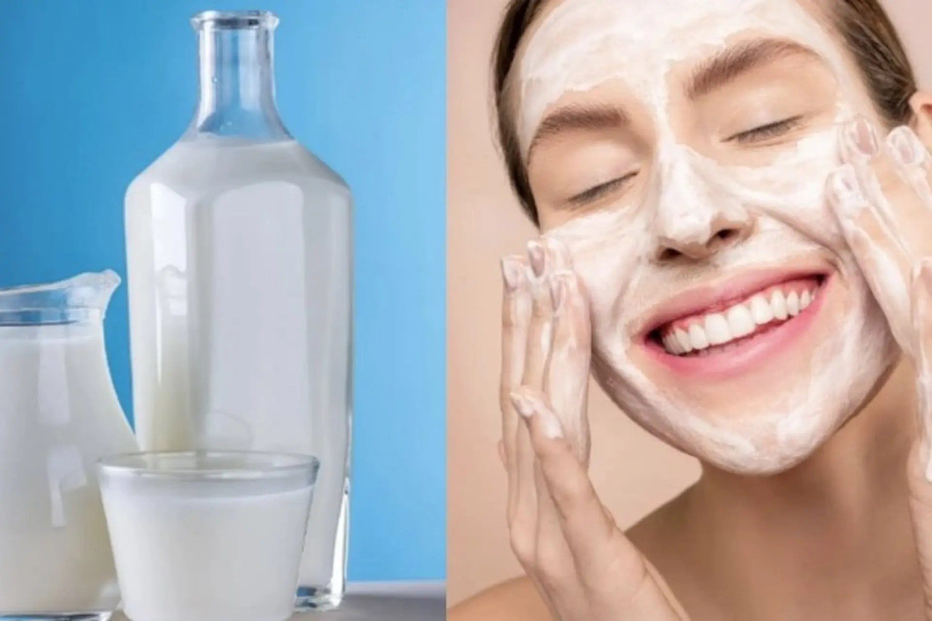 Rửa mặt bằng sữa tươi không đường giúp làm đẹp da tự nhiên, bạn đã biết chưa?