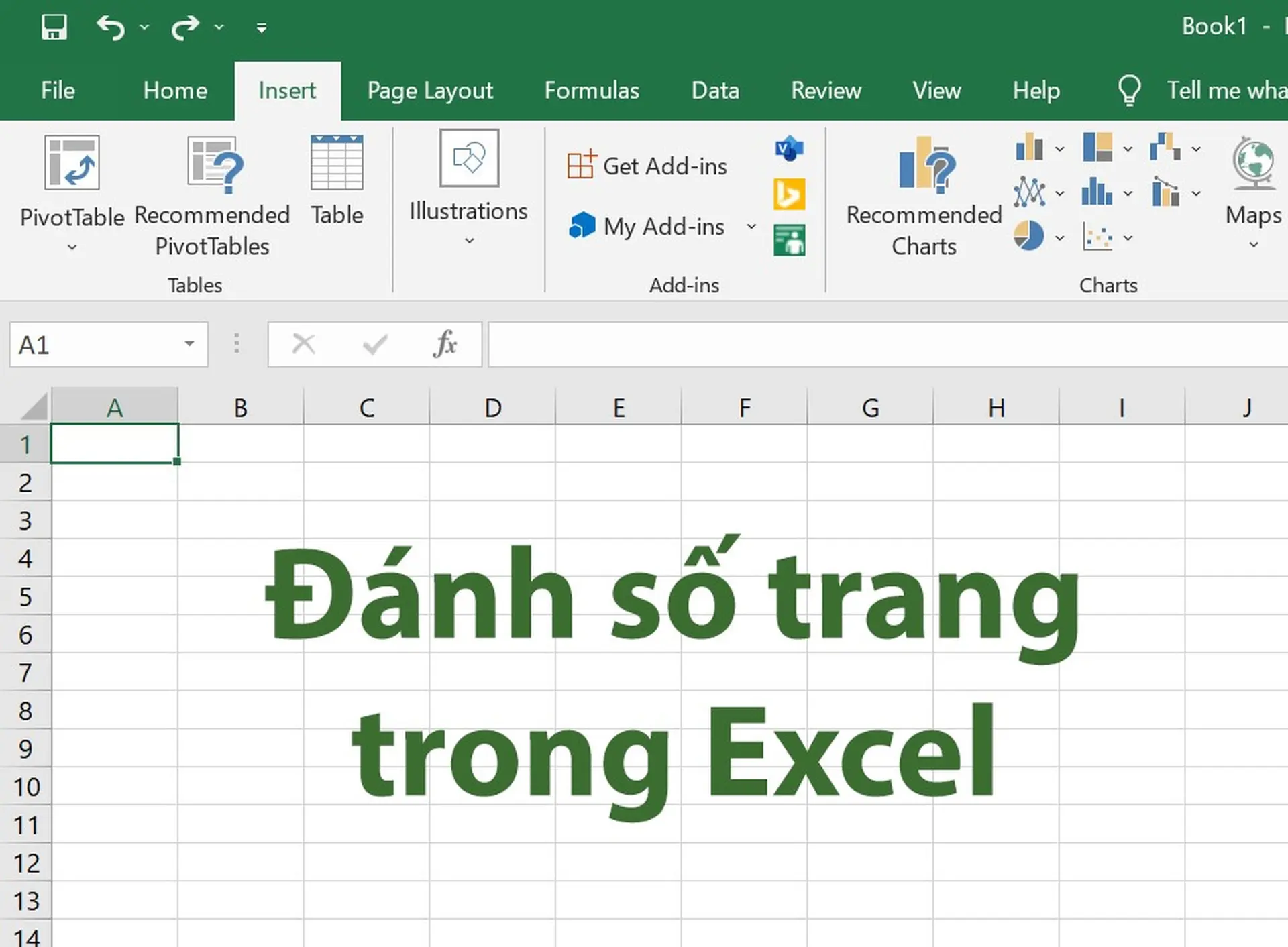 Tổng hợp 5 cách đánh số trang trong Excel nhanh chóng áp dụng cho mọi phiên bản