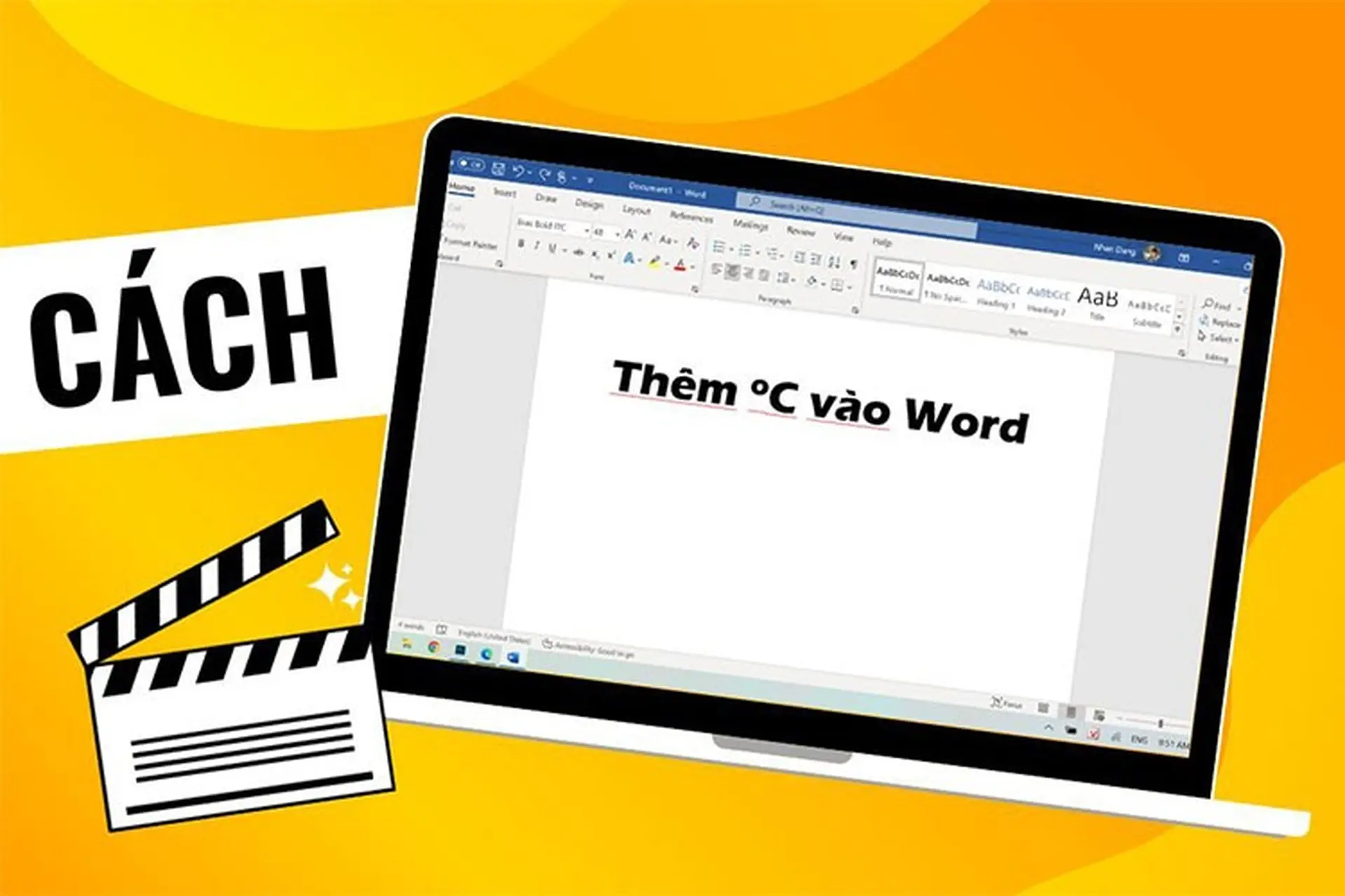 Hướng dẫn thêm độ C trong Word nhanh chóng giúp tài liệu trở nên đáng tin cậy