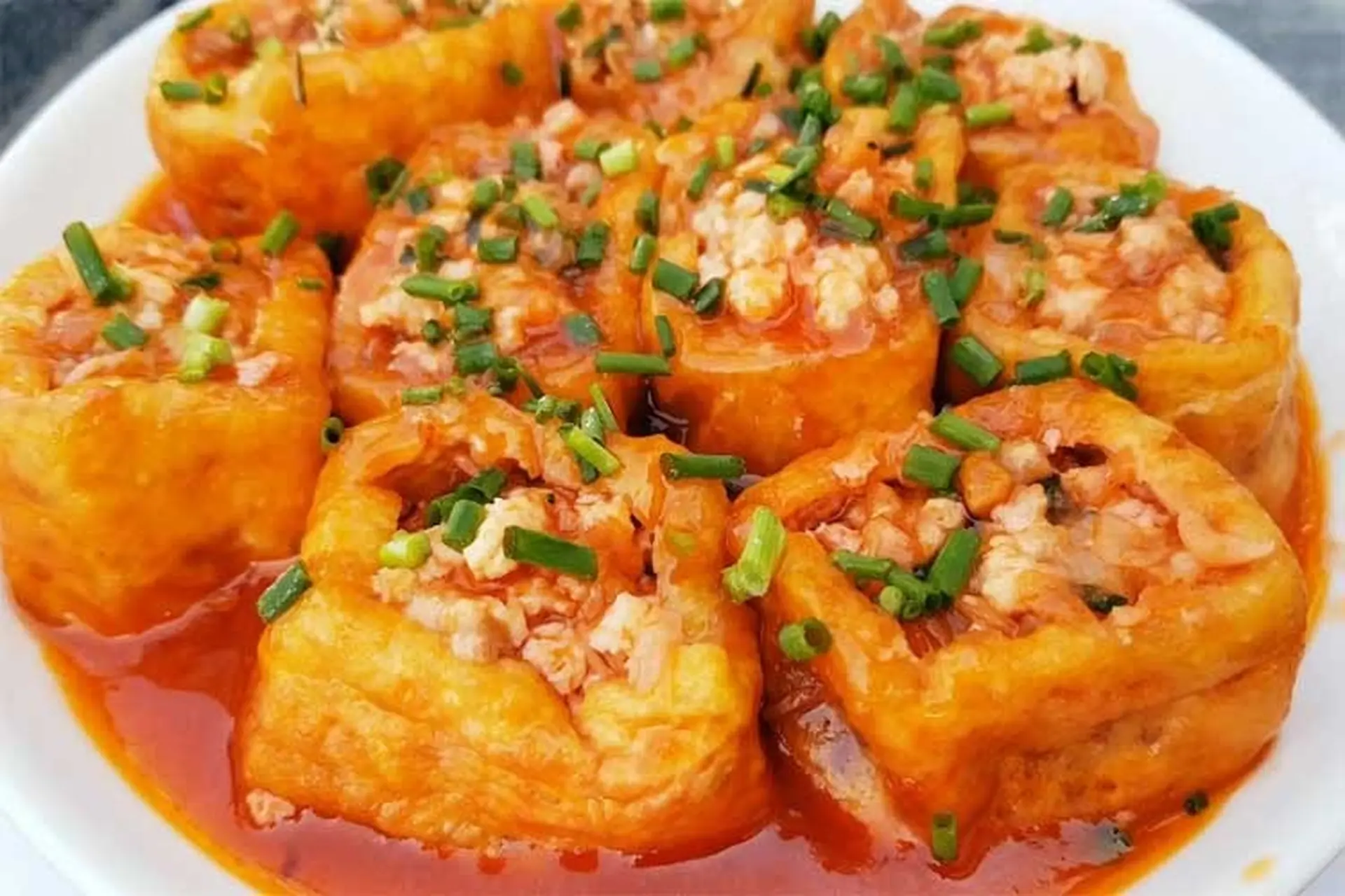 Làm đậu nhồi thịt siêu dễ, đảm bảo không khéo tay cũng thực hiện thành công